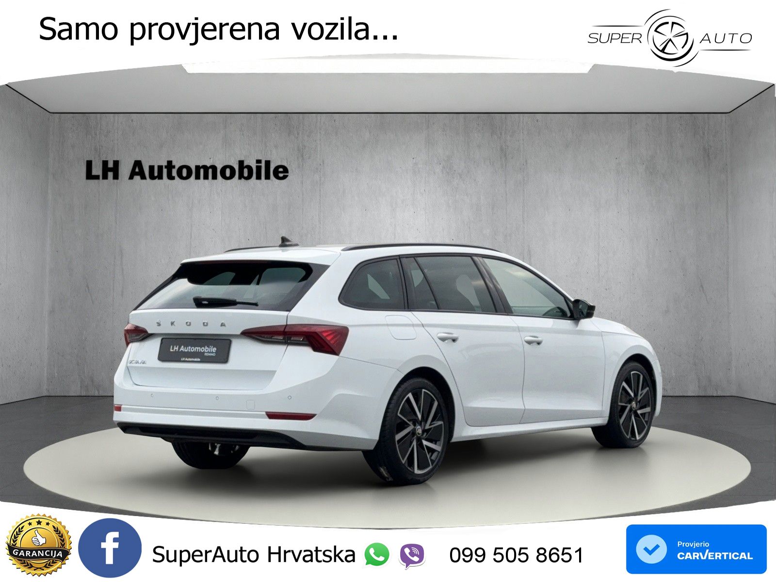 Škoda Octavia Combi 2.0 TDI (150 KS) DSG LED+GR SJED+ACC