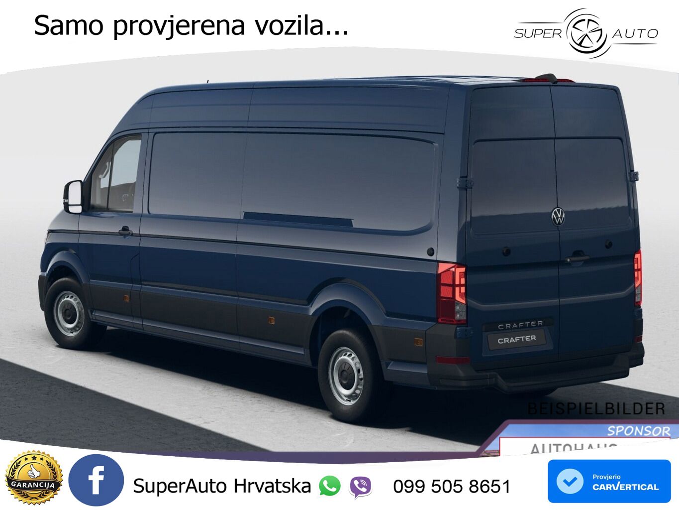 Volkswagen Crafter 35 L4H3 AT8 3S AHK Temp AppCo UVP-43%* 140 KS