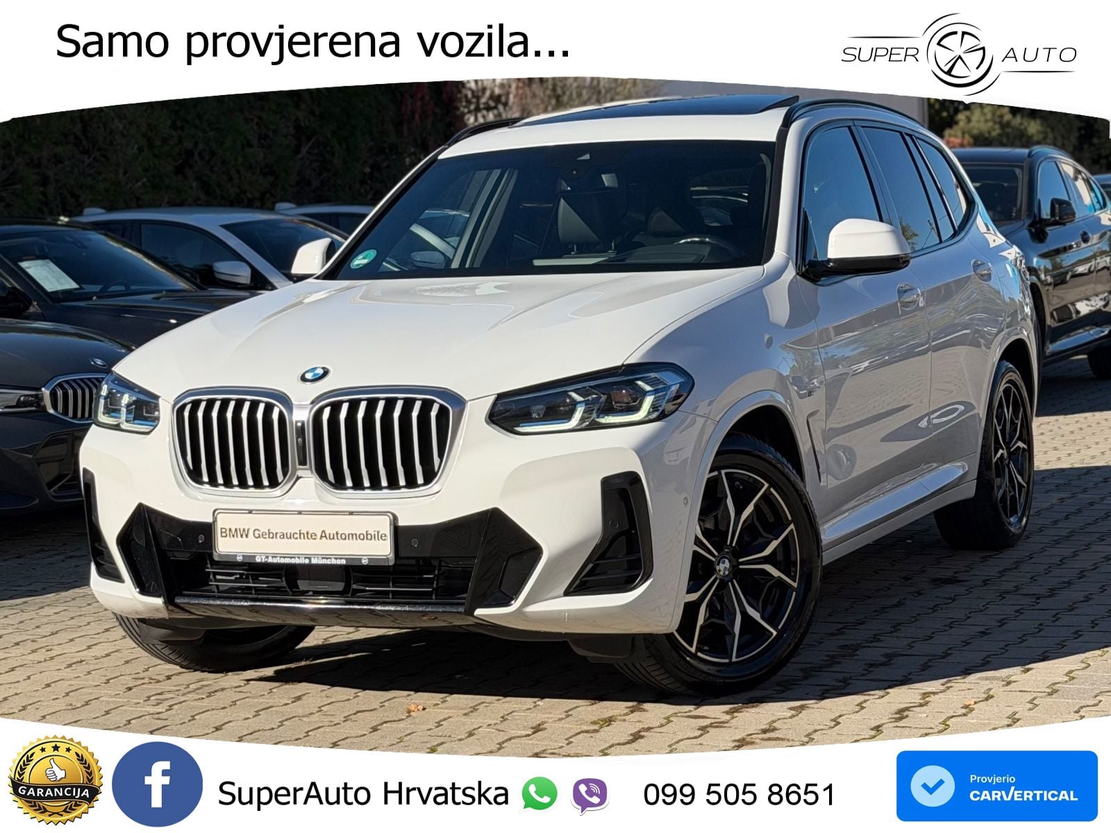 BMW X3 30d xDrive Steptronic M Sport ACC+HEAD+GR SJED+360+PANO