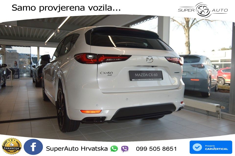 Mazda CX-60 2.5 e-Skyactiv (328 KS) AWD Automatic LED+GR SJED+ACC
