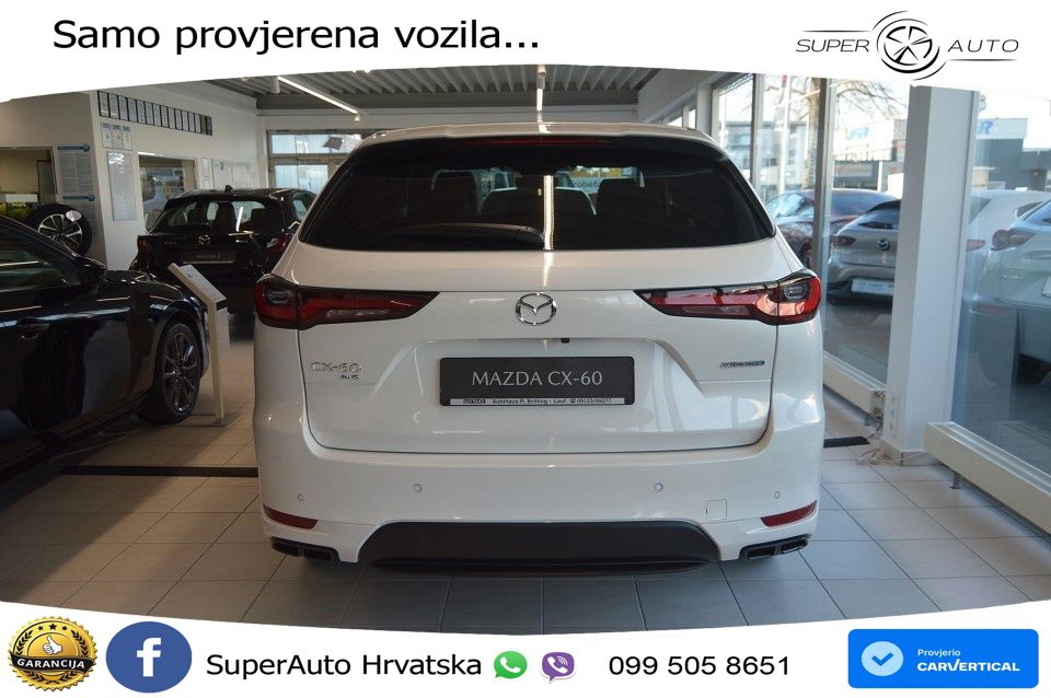 Mazda CX-60 2.5 e-Skyactiv (328 KS) AWD Automatic LED+GR SJED+ACC