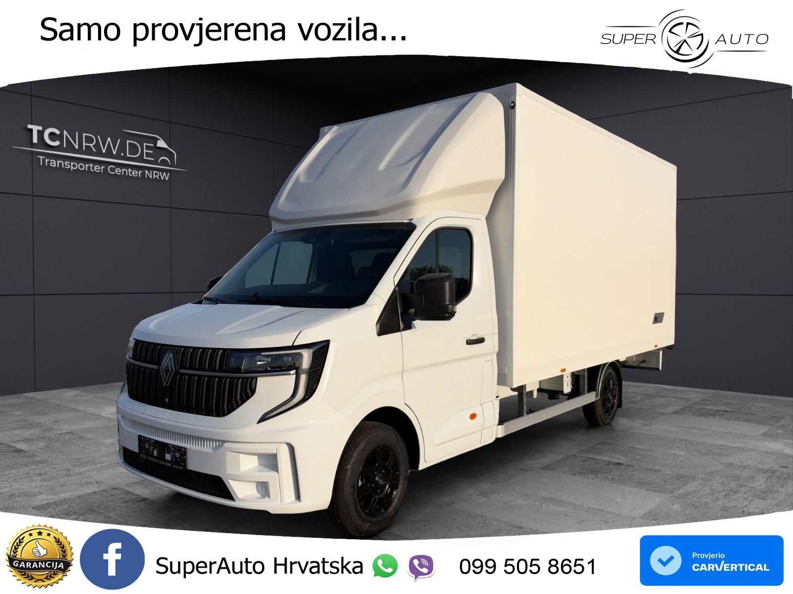 Renault Master Koffer 4,9mx2,2mx2,3m Klima Tempomat 170 KS