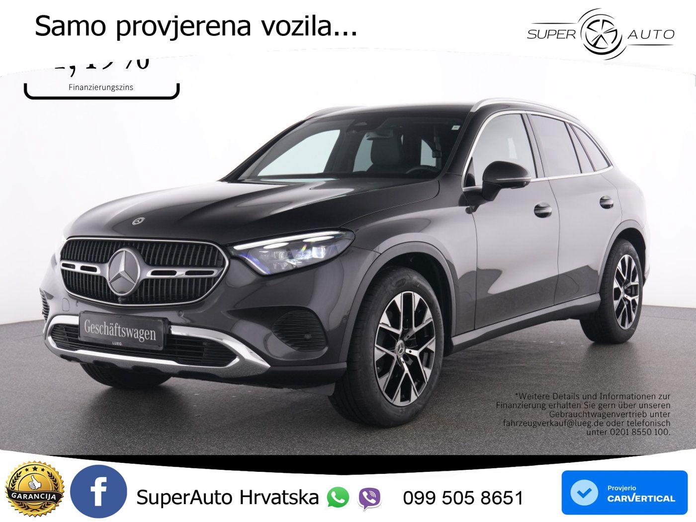 Mercedes GLC 220d (197 KS) 4MATIC 9G-TRONIC Avantgarde LED+GR SJED+ACC