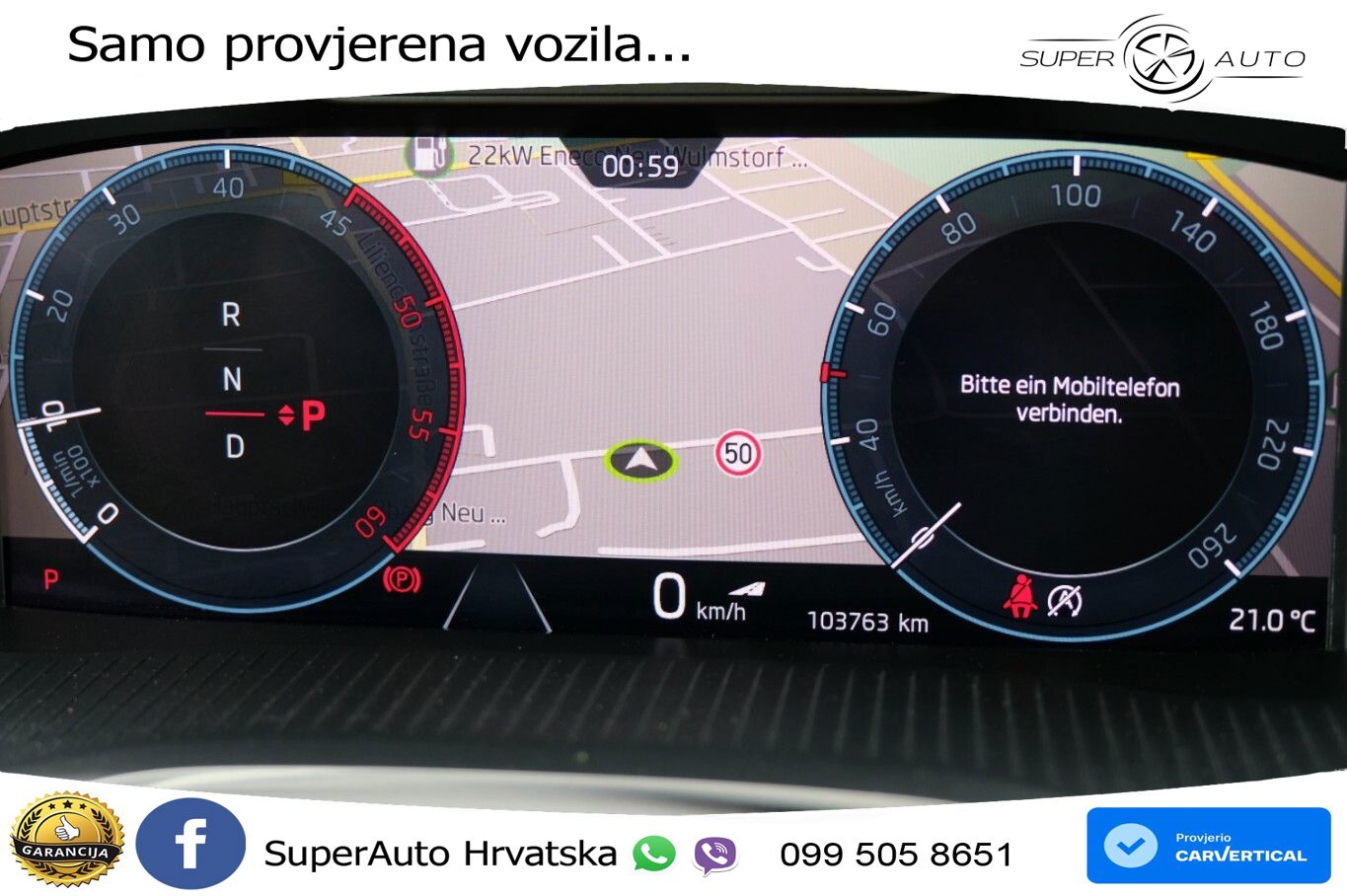 Škoda Octavia Combi 2.0 TDI (150 KS) DSG LED+GR SJED+ACC
