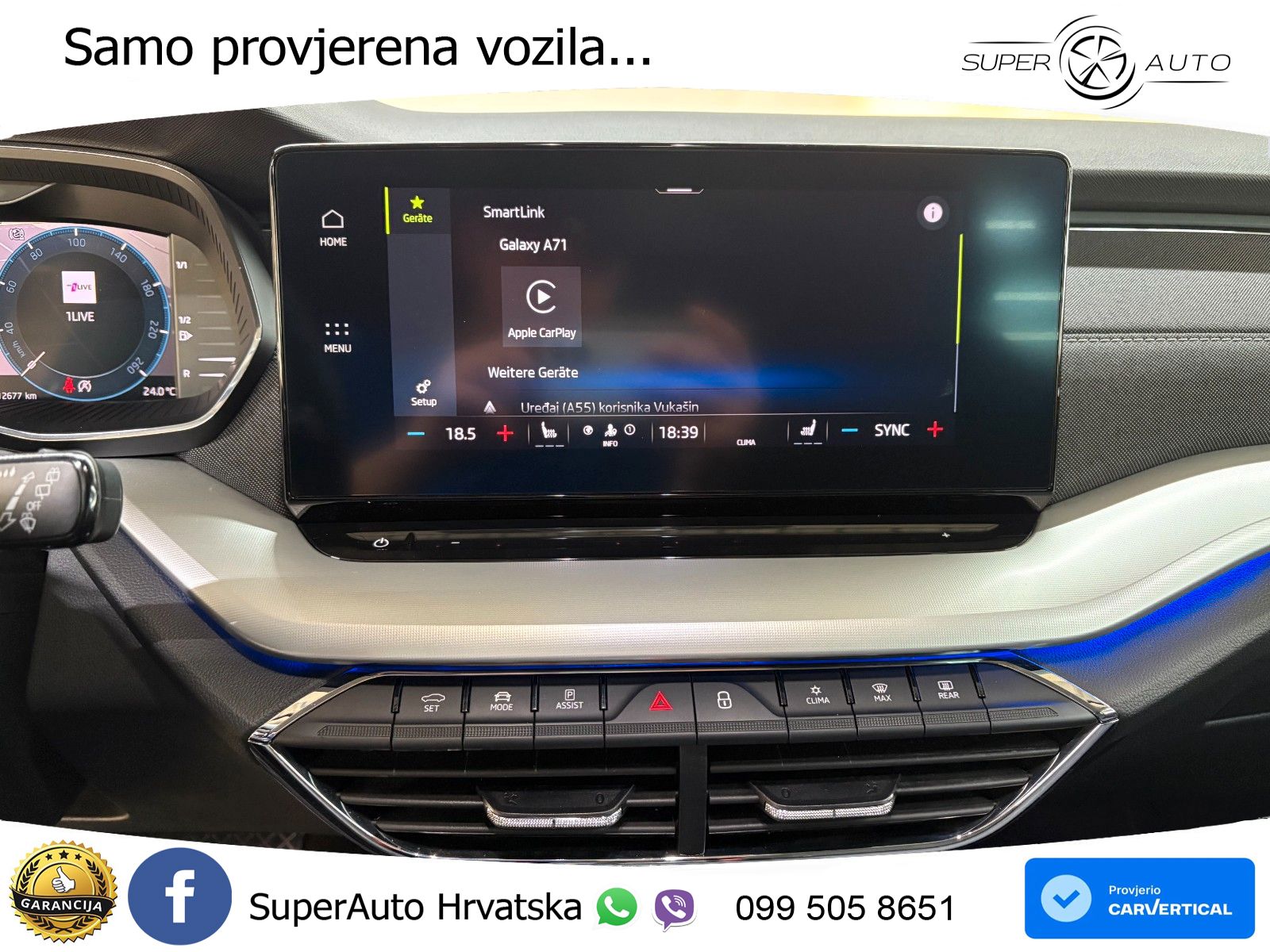 Škoda Octavia Combi 2.0 TDI (150 KS) DSG LED+GR SJED+ACC