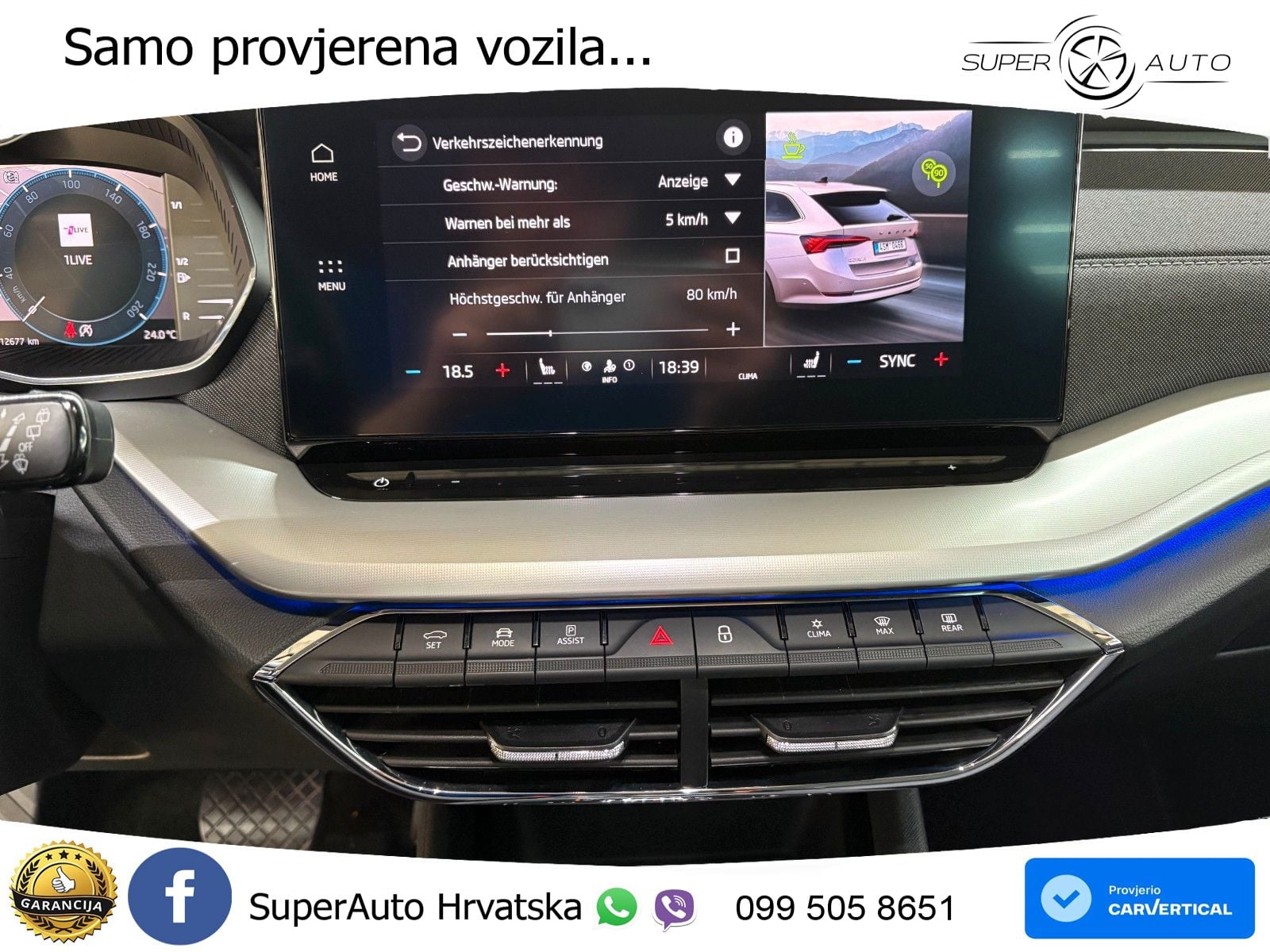 Škoda Octavia Combi 2.0 TDI (150 KS) DSG LED+GR SJED+ACC