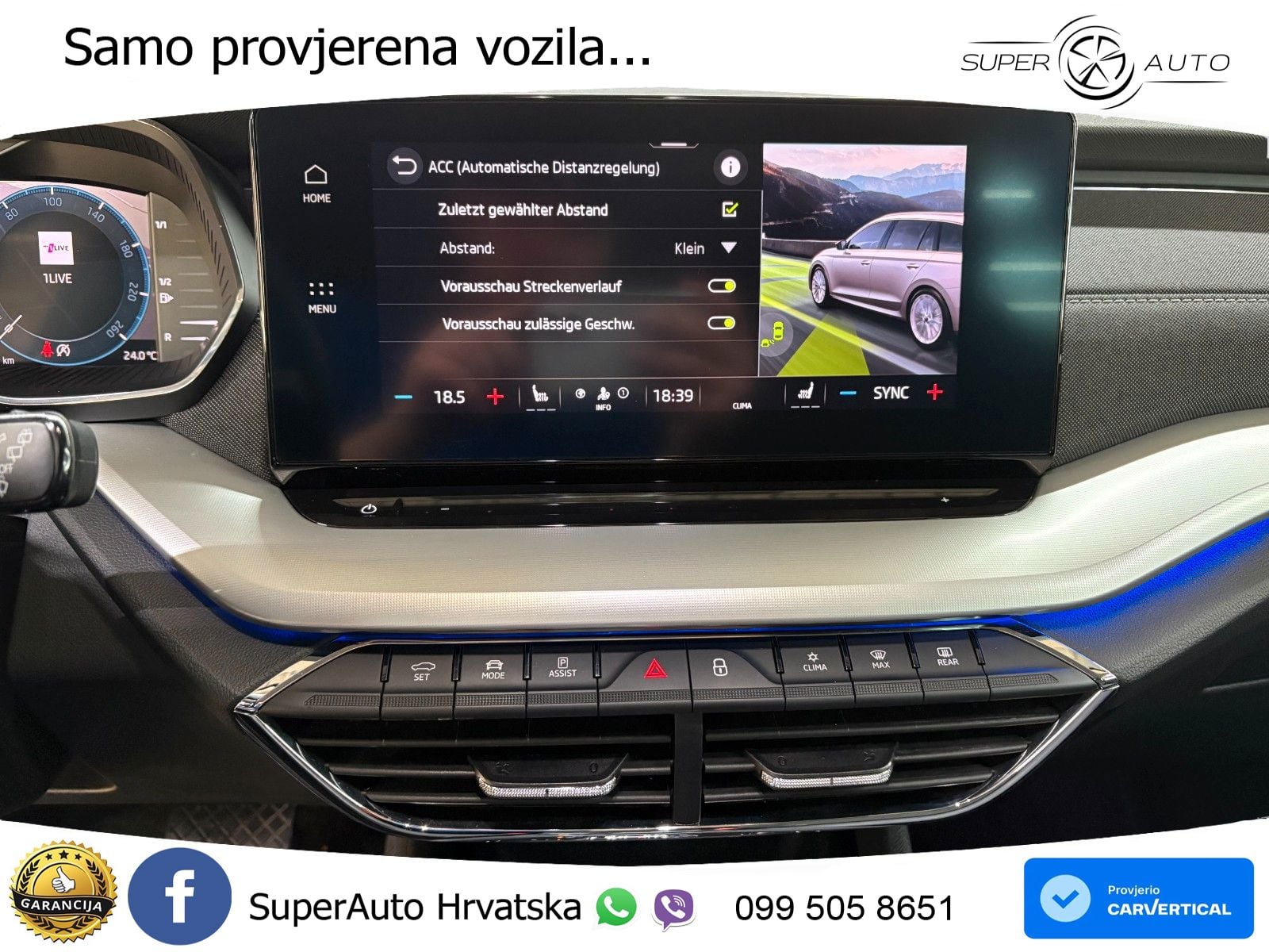 Škoda Octavia Combi 2.0 TDI (150 KS) DSG LED+GR SJED+ACC