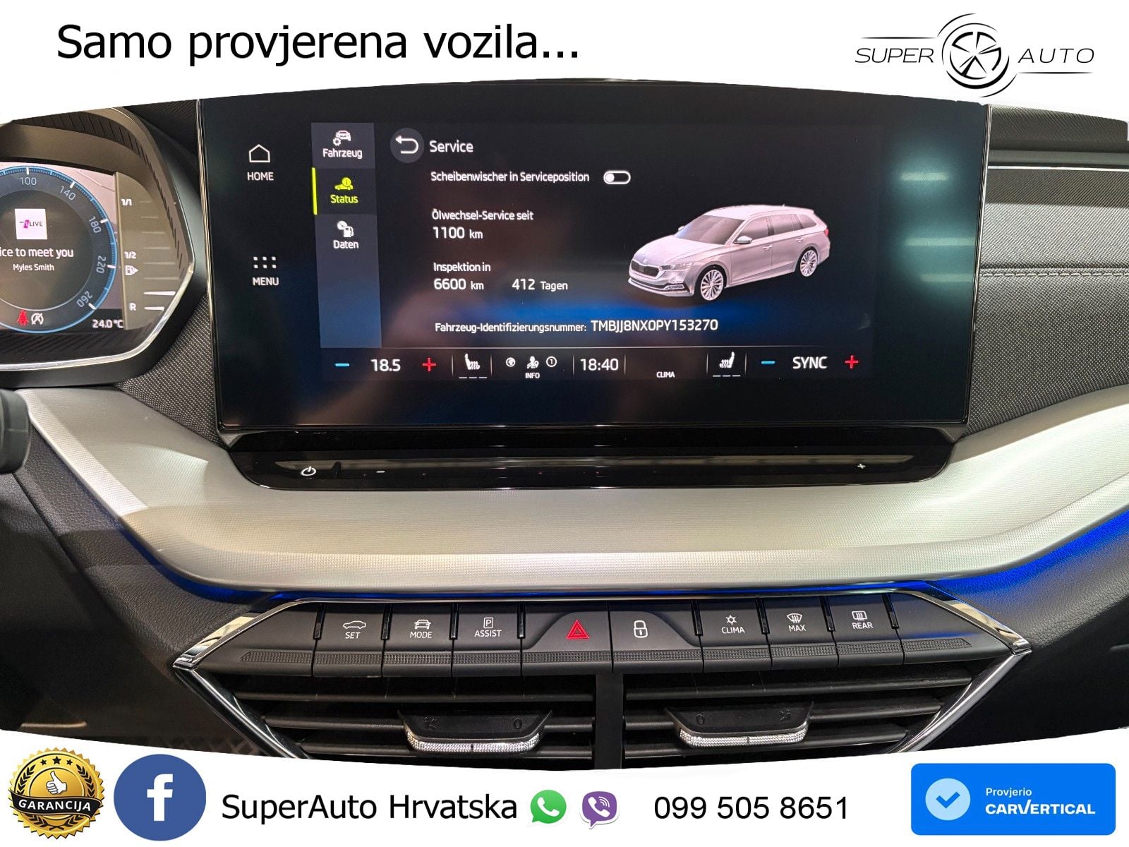 Škoda Octavia Combi 2.0 TDI (150 KS) DSG LED+GR SJED+ACC