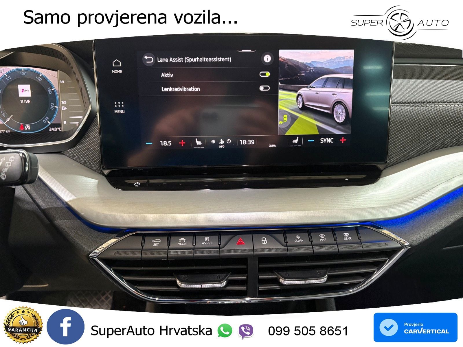 Škoda Octavia Combi 2.0 TDI (150 KS) DSG LED+GR SJED+ACC