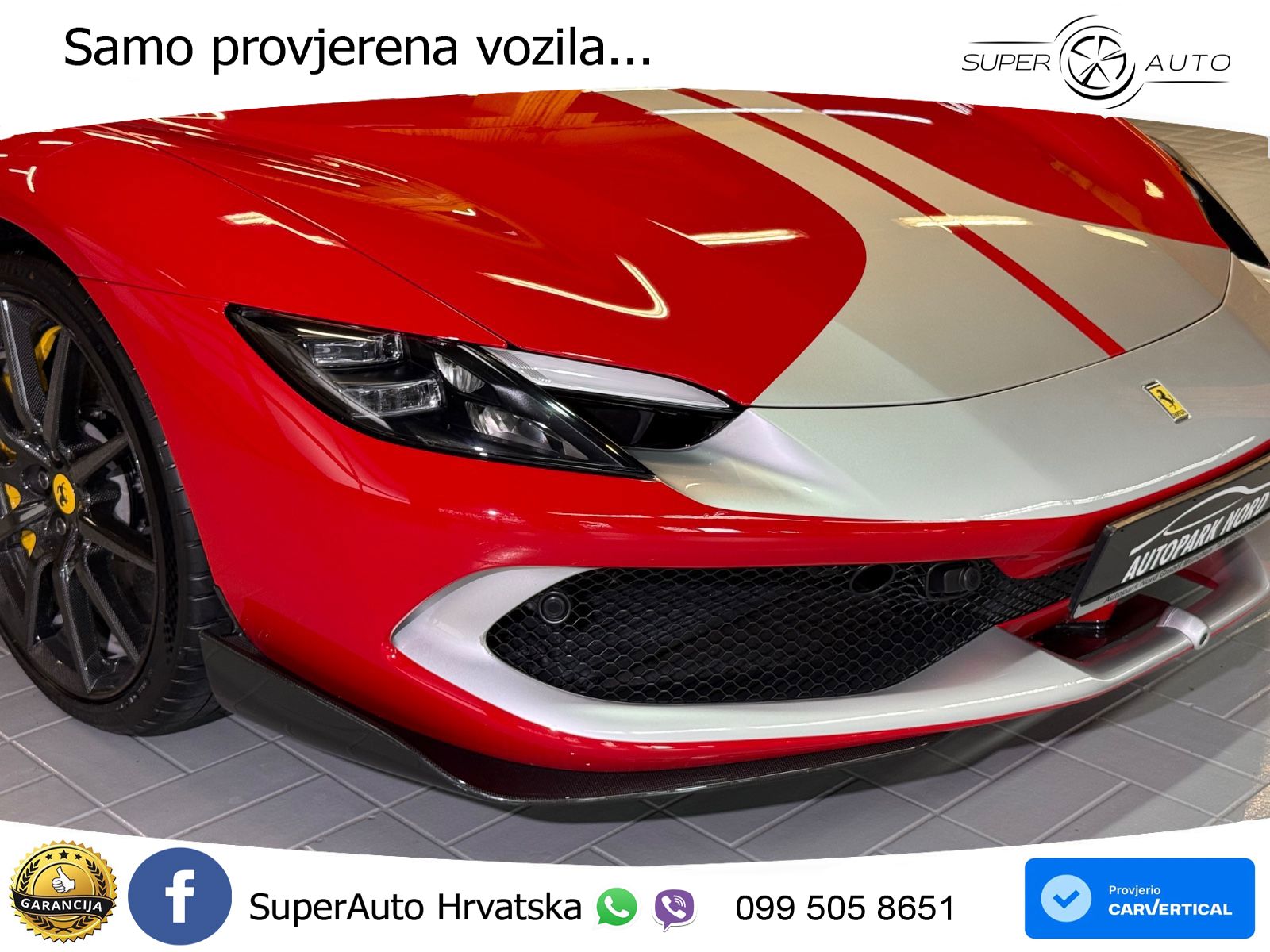 Ferrari 296 GTB 3.0 V6 (830 KS) F1 DCT