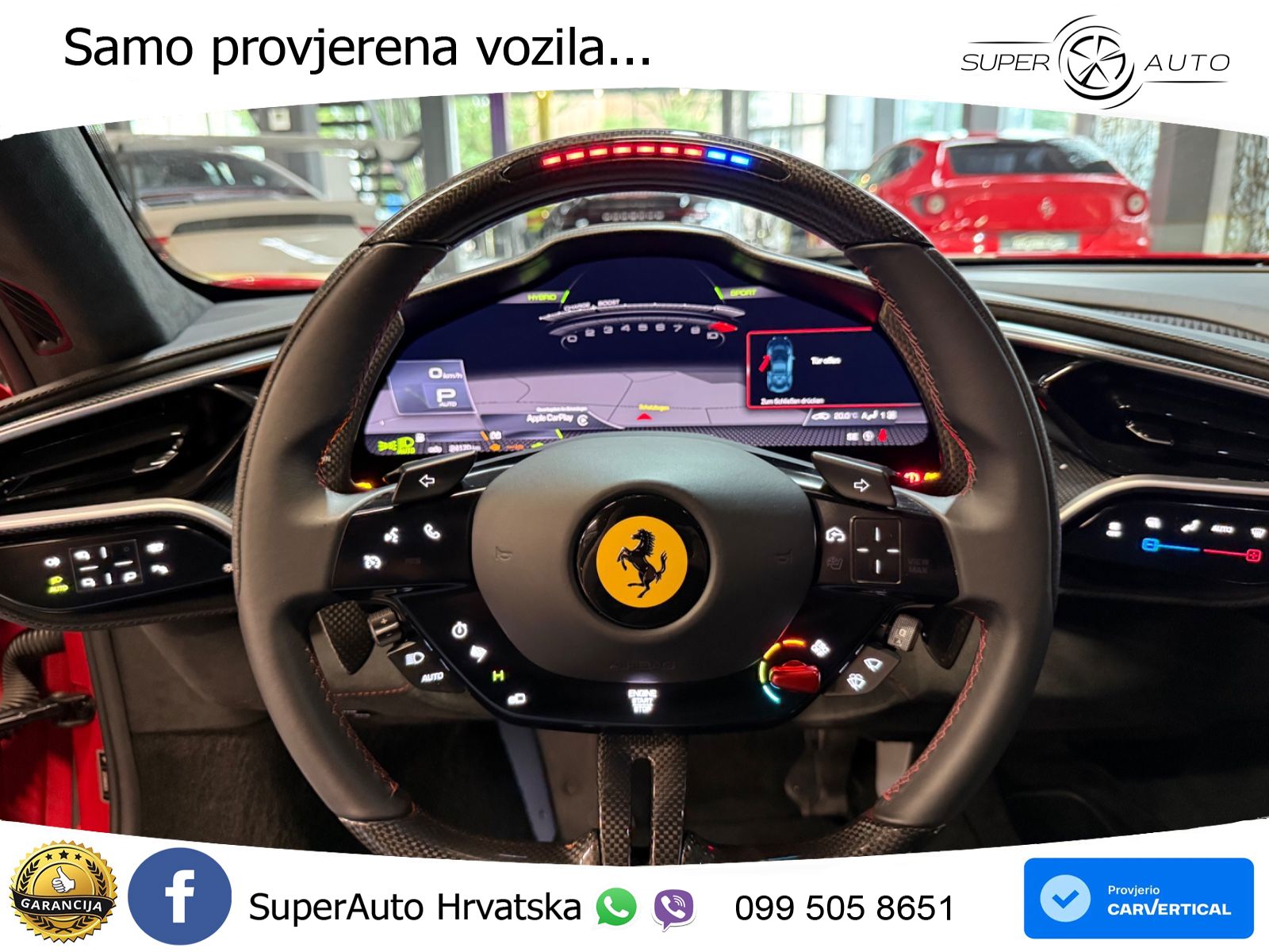 Ferrari 296 GTB 3.0 V6 (830 KS) F1 DCT