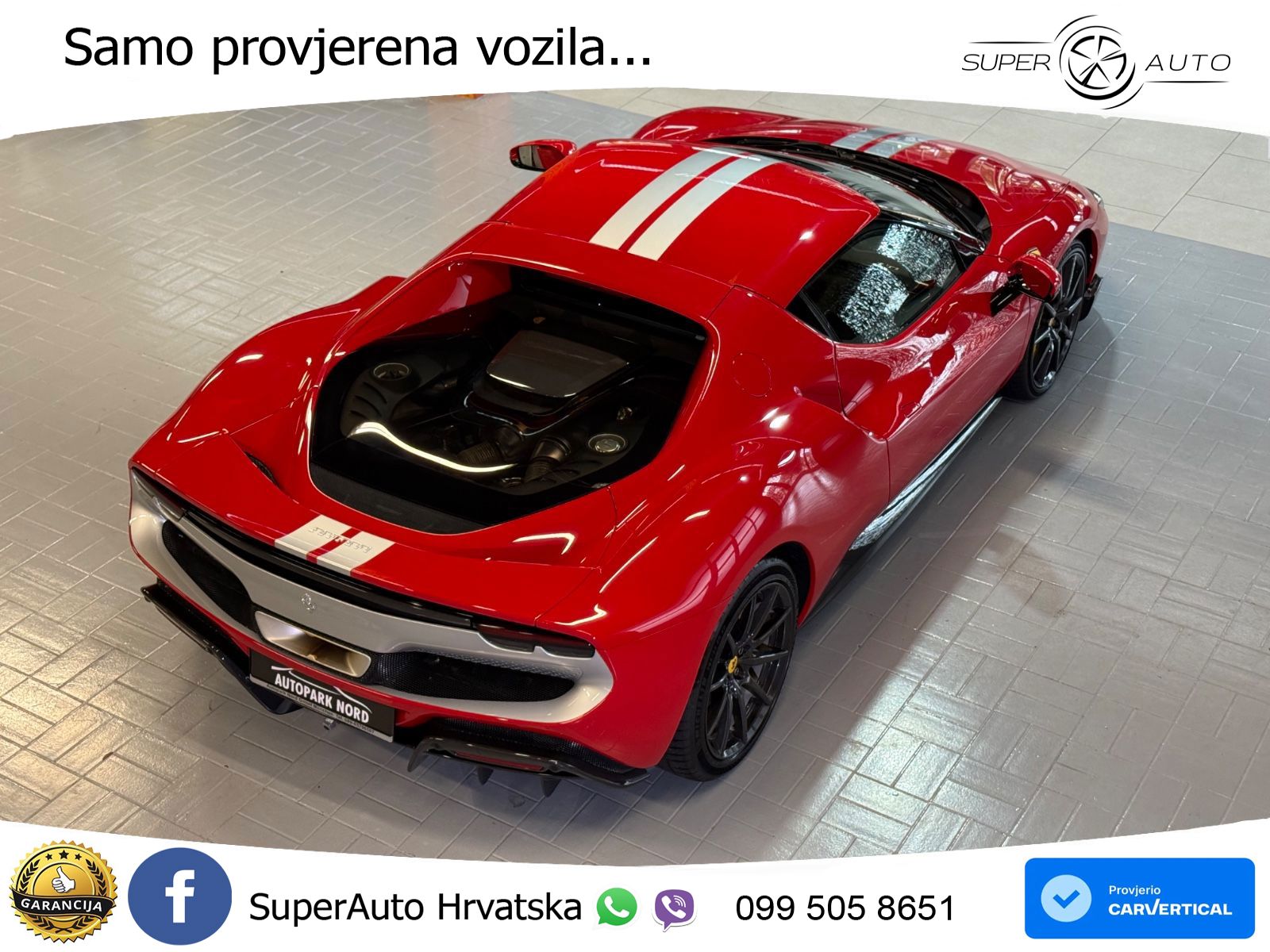 Ferrari 296 GTB 3.0 V6 (830 KS) F1 DCT
