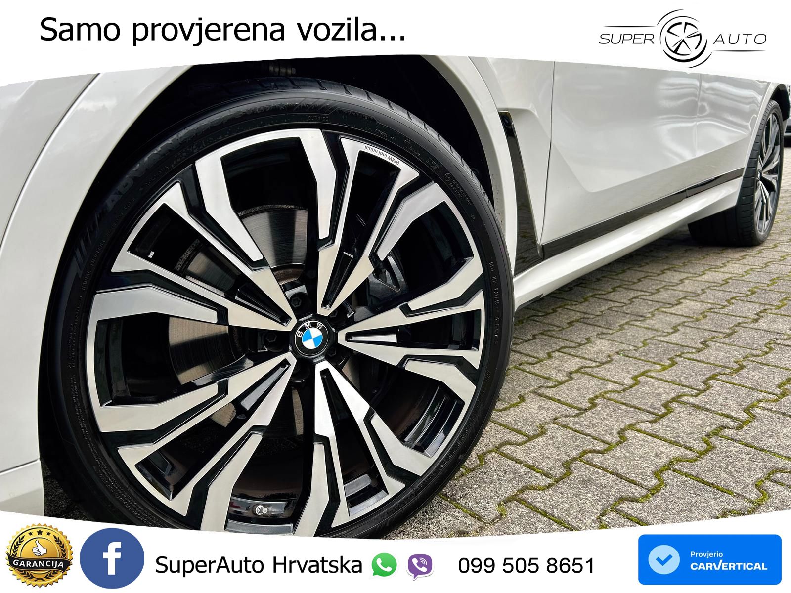 BMW X7 40d (352 KS) xDrive Steptronic M Sport ZRAČNI+ACC+GR SJED+KAM+PANO