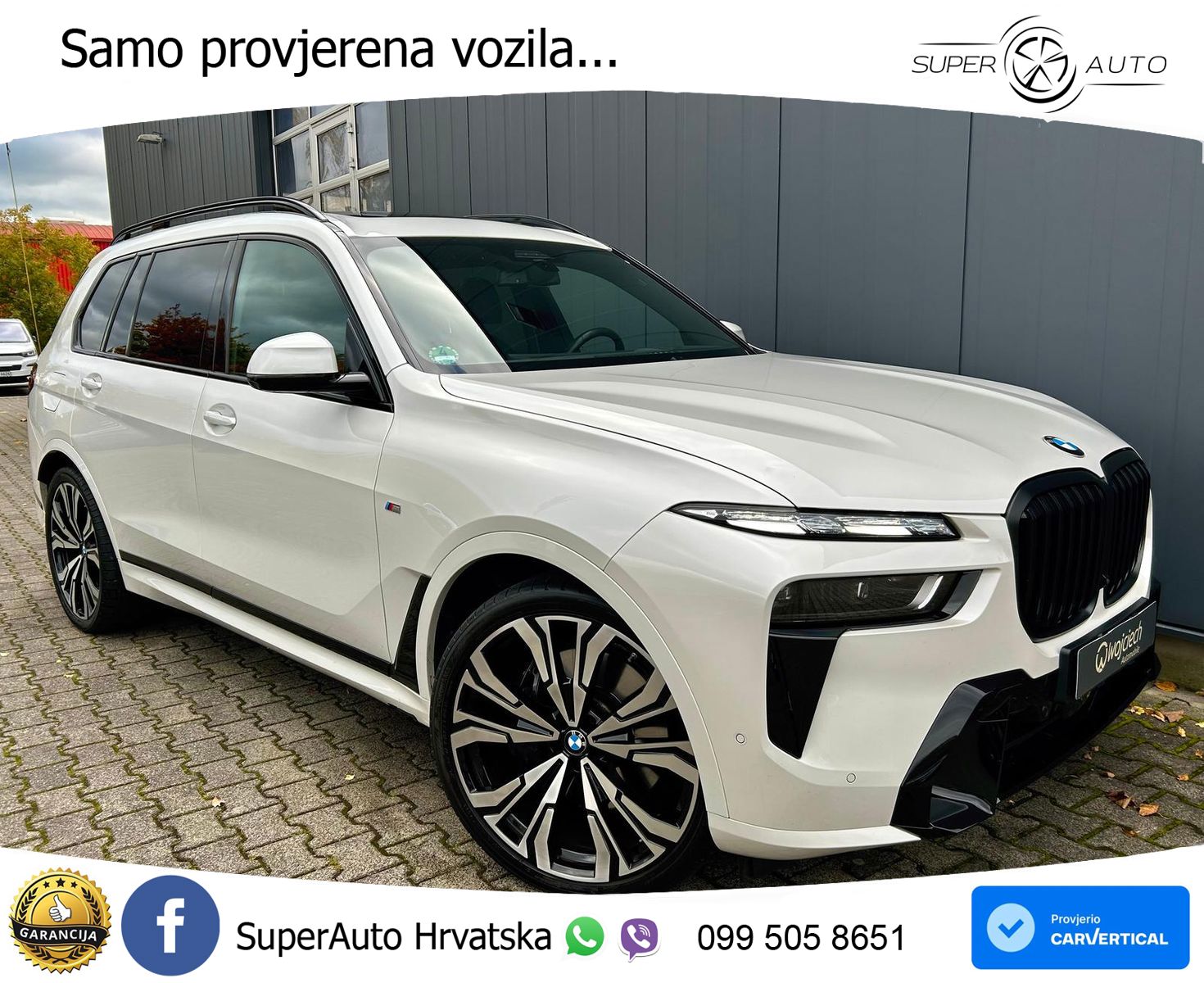 BMW X7 40d (352 KS) xDrive Steptronic M Sport ZRAČNI+ACC+GR SJED+KAM+PANO