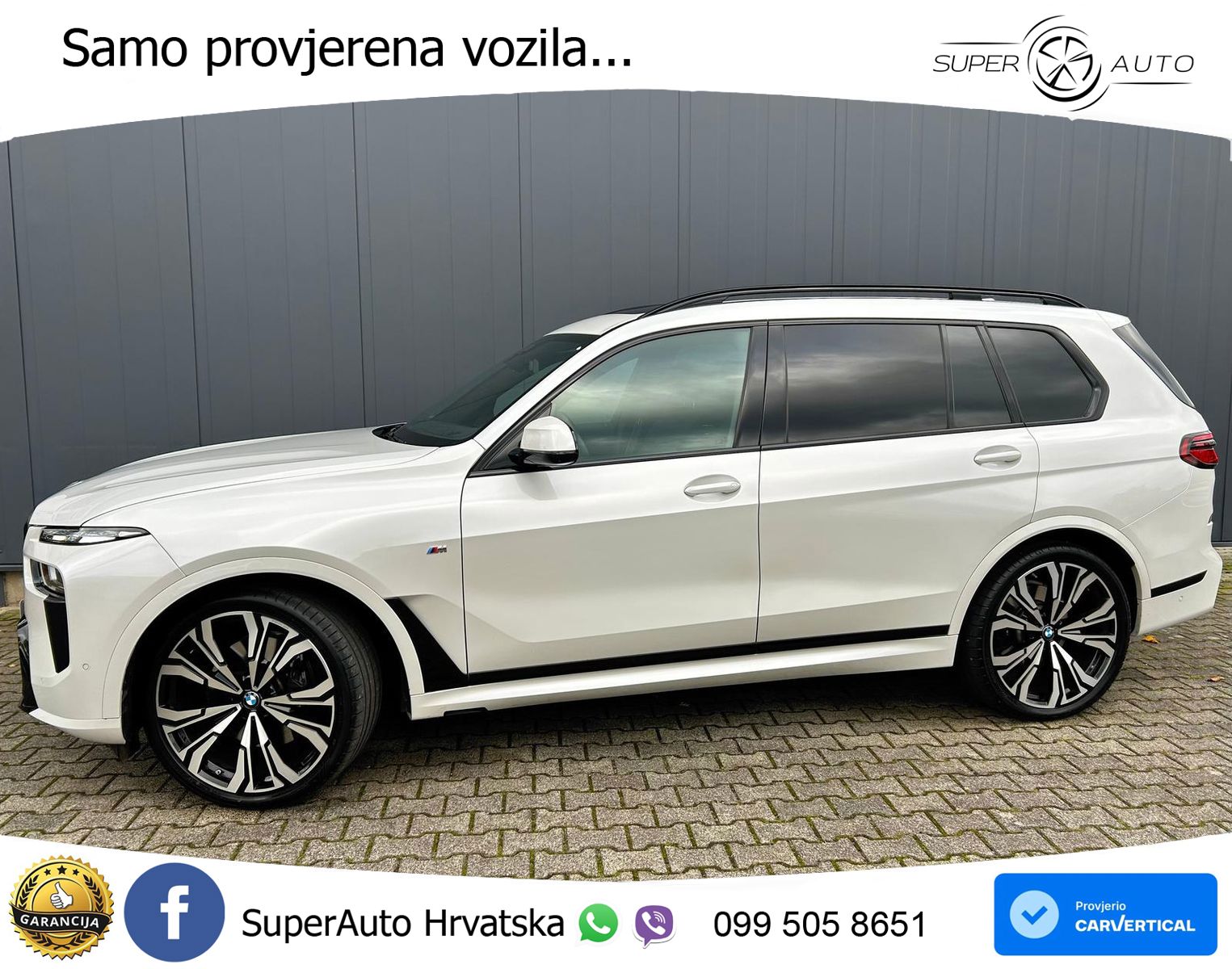 BMW X7 40d (352 KS) xDrive Steptronic M Sport ZRAČNI+ACC+GR SJED+KAM+PANO
