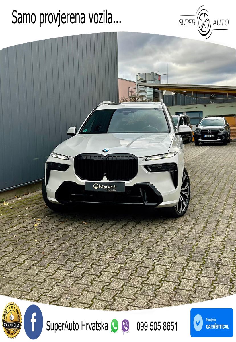 BMW X7 40d (352 KS) xDrive Steptronic M Sport ZRAČNI+ACC+GR SJED+KAM+PANO