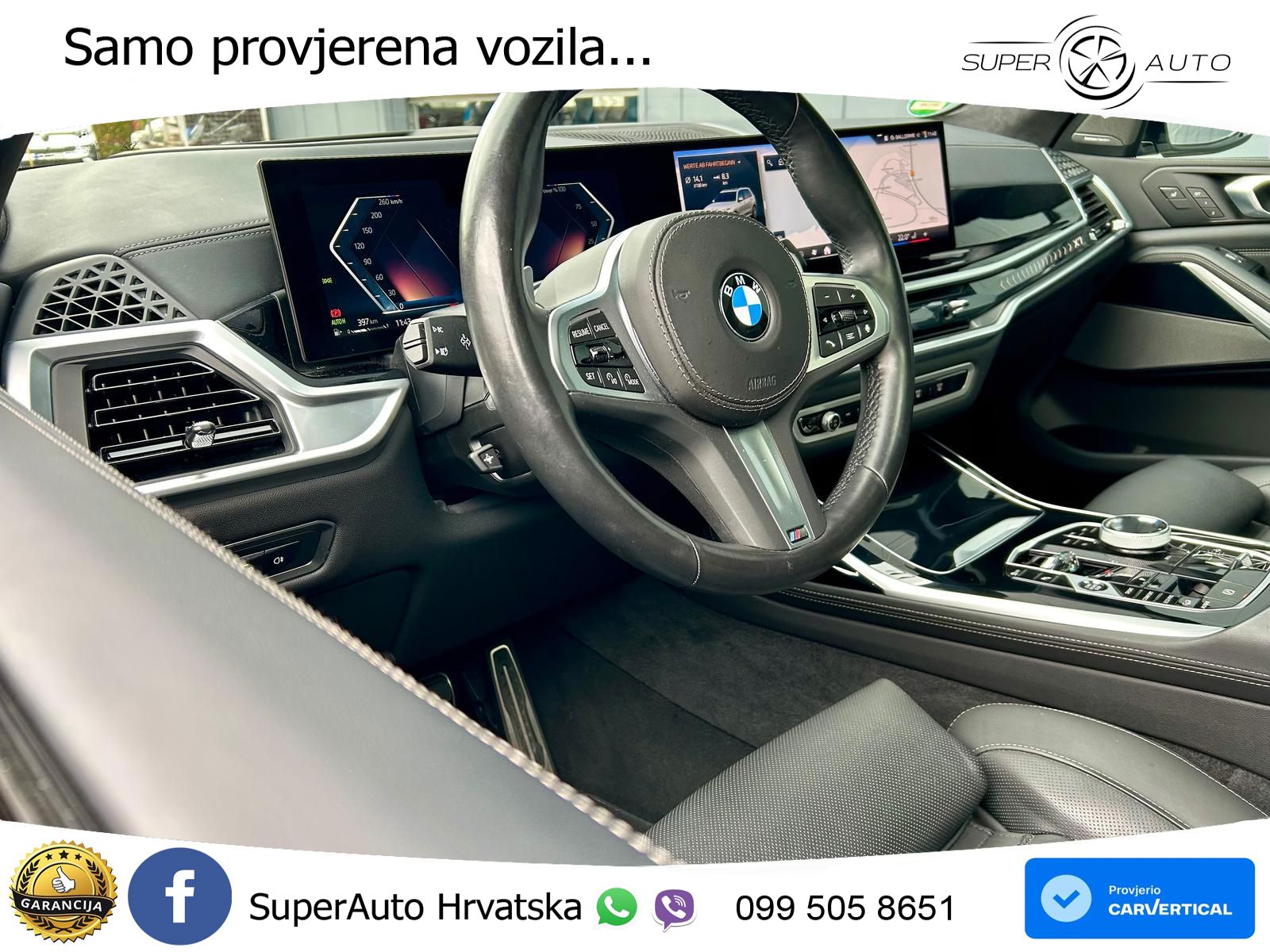 BMW X7 40d (352 KS) xDrive Steptronic M Sport ZRAČNI+ACC+GR SJED+KAM+PANO
