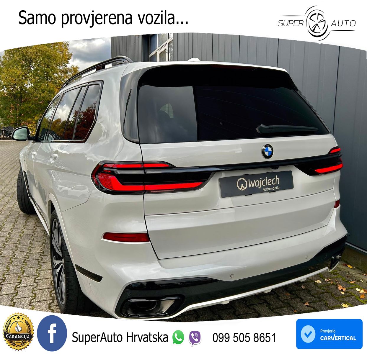 BMW X7 40d (352 KS) xDrive Steptronic M Sport ZRAČNI+ACC+GR SJED+KAM+PANO