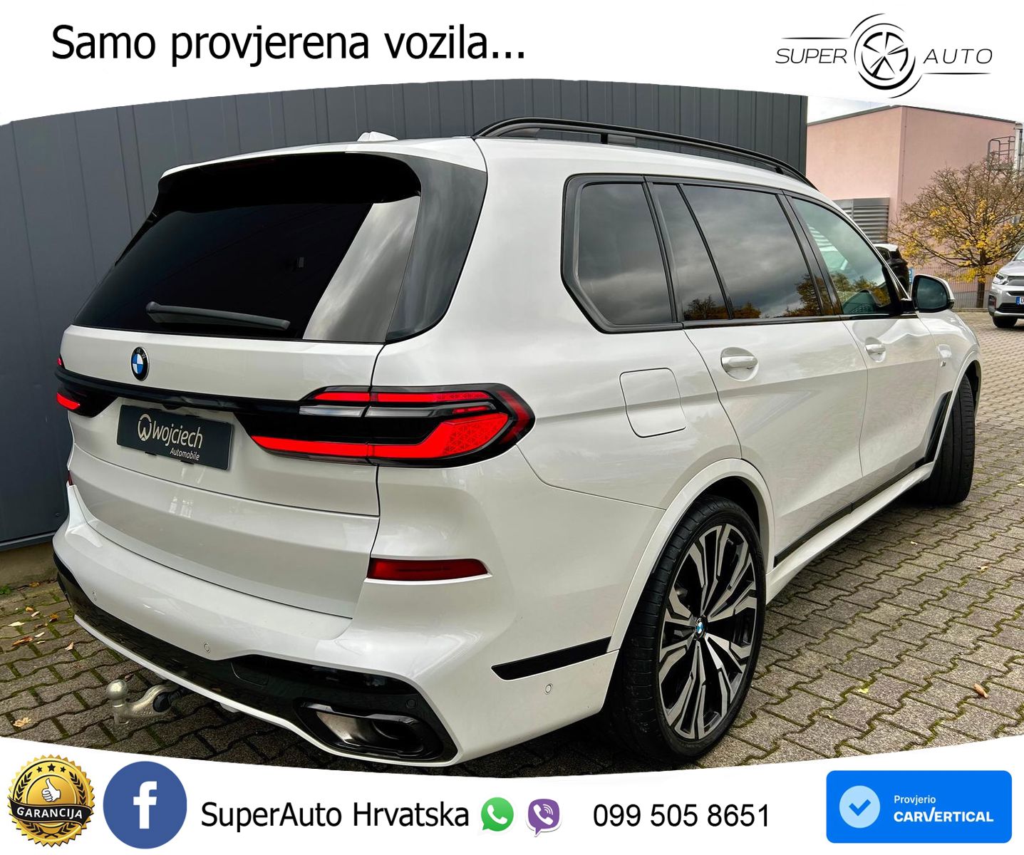 BMW X7 40d (352 KS) xDrive Steptronic M Sport ZRAČNI+ACC+GR SJED+KAM+PANO