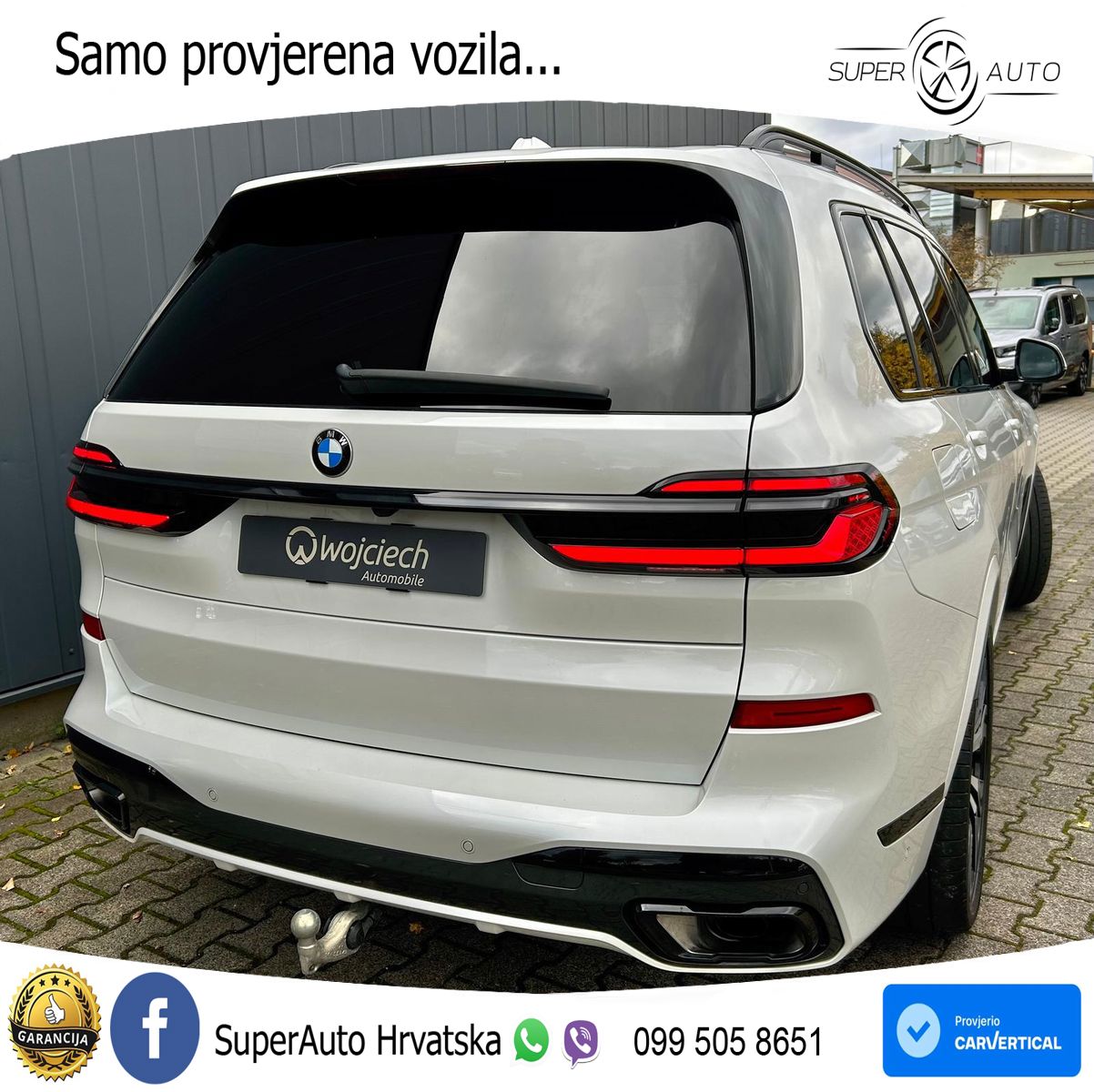 BMW X7 40d (352 KS) xDrive Steptronic M Sport ZRAČNI+ACC+GR SJED+KAM+PANO