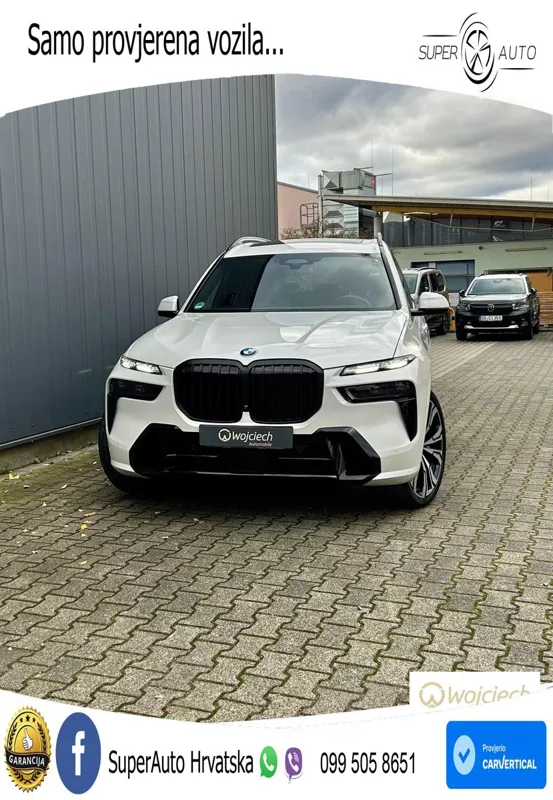 BMW X7 40d (352 KS) xDrive Steptronic M Sport ZRAČNI+ACC+GR SJED+KAM+PANO