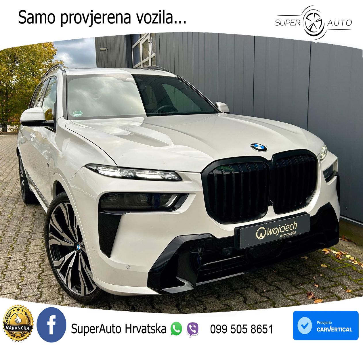 BMW X7 40d (352 KS) xDrive Steptronic M Sport ZRAČNI+ACC+GR SJED+KAM+PANO