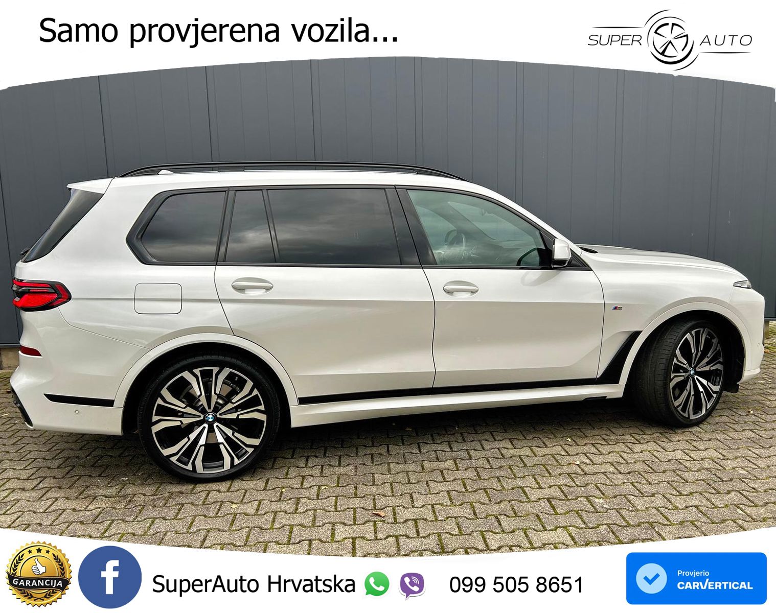 BMW X7 40d (352 KS) xDrive Steptronic M Sport ZRAČNI+ACC+GR SJED+KAM+PANO