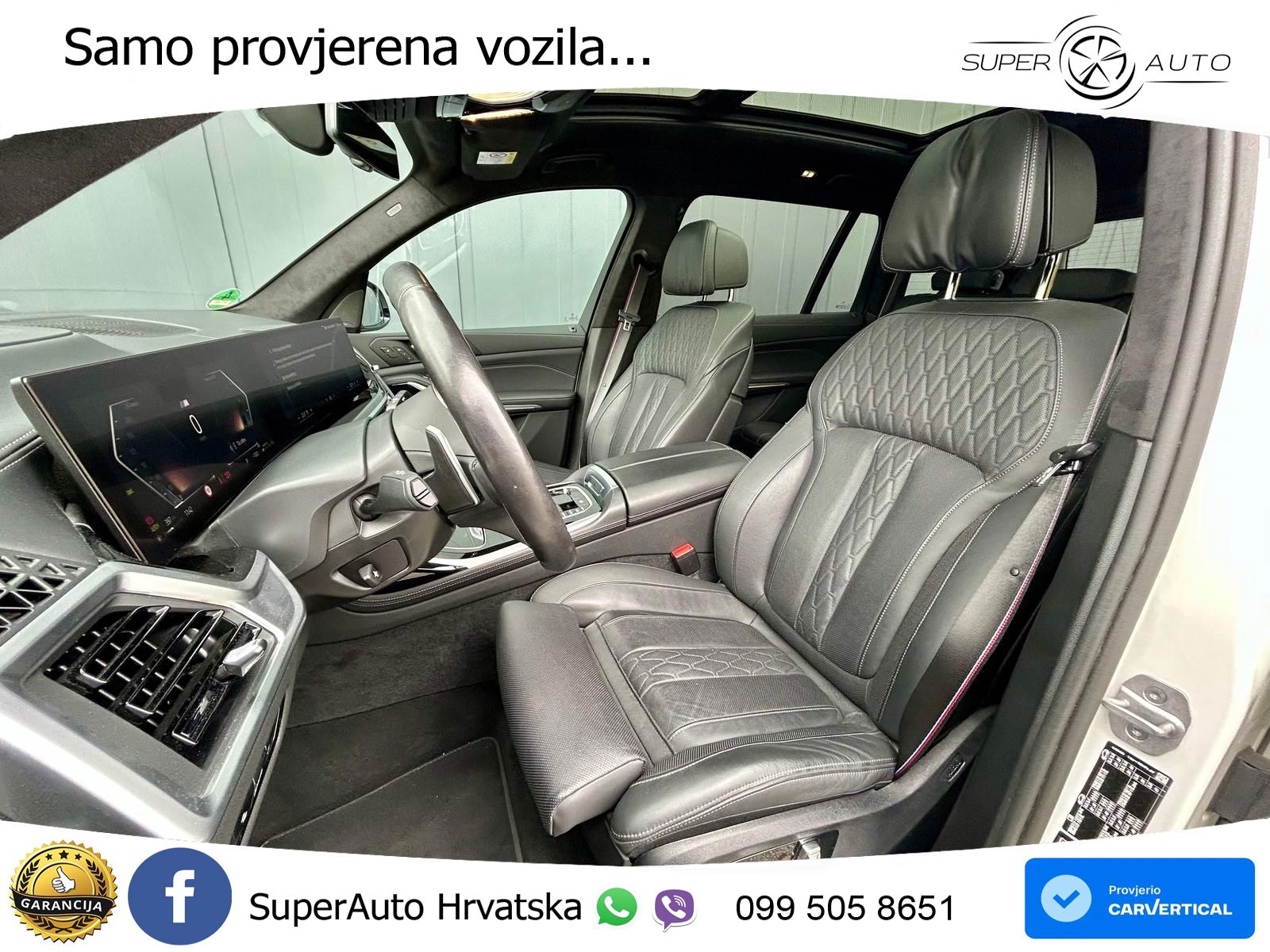 BMW X7 40d (352 KS) xDrive Steptronic M Sport ZRAČNI+ACC+GR SJED+KAM+PANO