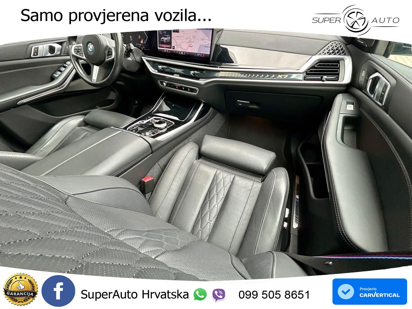 BMW X7 40d (352 KS) xDrive Steptronic M Sport ZRAČNI+ACC+GR SJED+KAM+PANO
