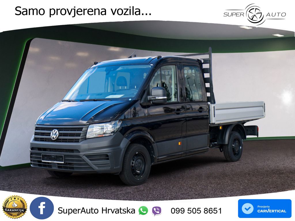Volkswagen Crafter 2.0 TDI DoKa Pritsche MR AHK SPURH. BT 177 KS