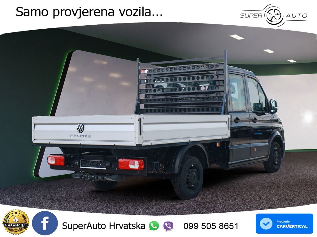 Volkswagen Crafter 2.0 TDI DoKa Pritsche MR AHK SPURH. BT 177 KS