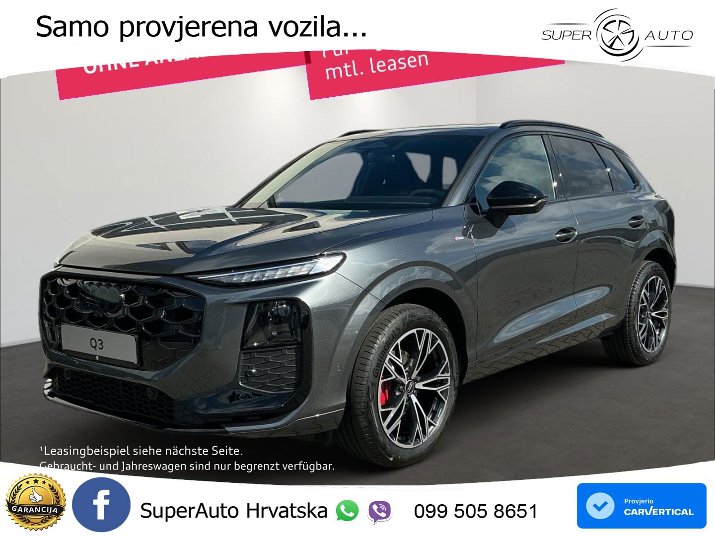 Audi Q3 1.5 TFSI (150 KS) S tronic LED+GR SJED+ACC