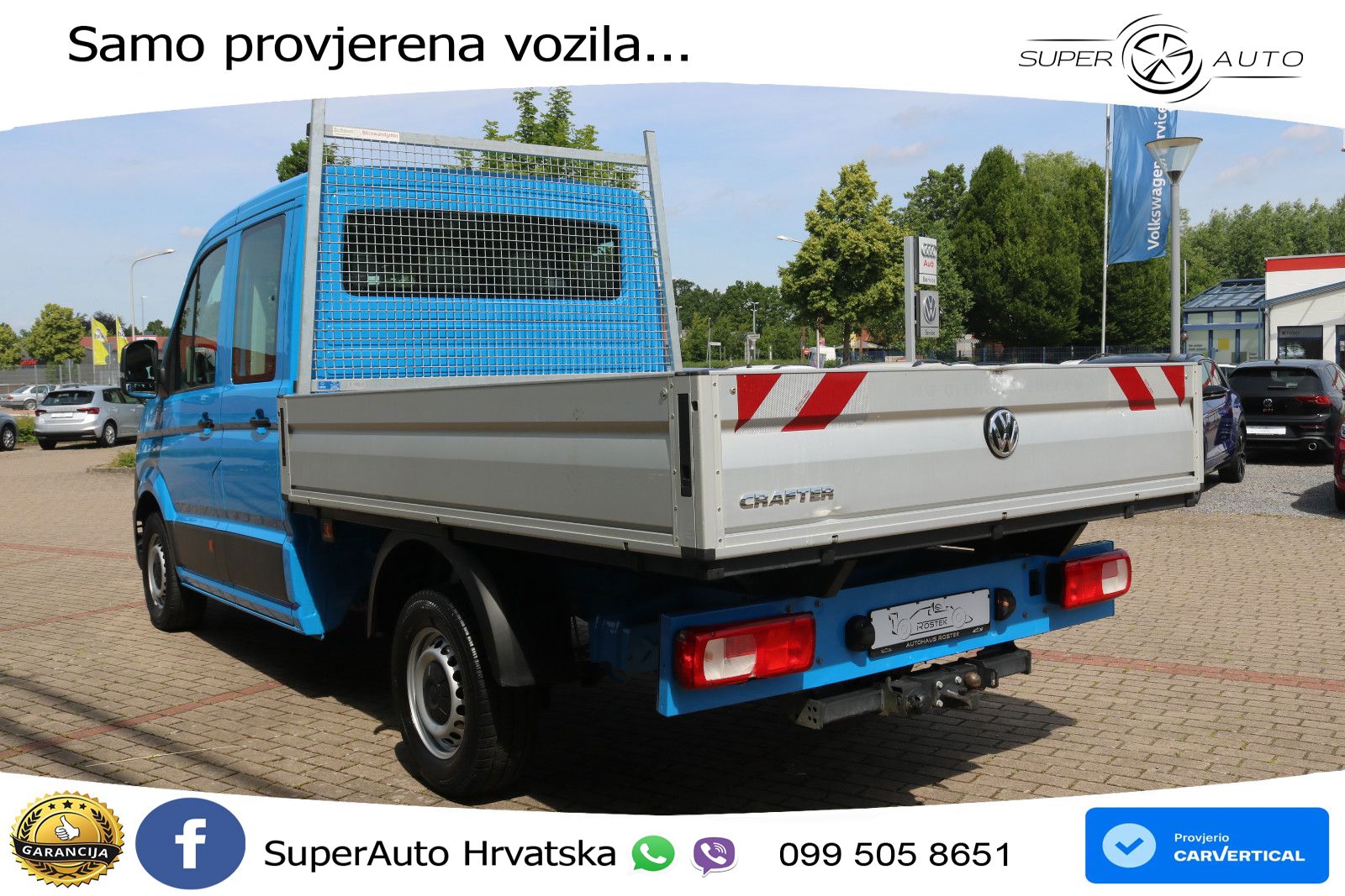 Volkswagen Crafter 35 Doppelkabine Pritsche /Standhzg./AHK 140 KS