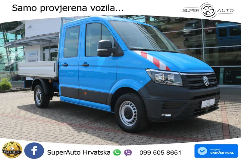 Volkswagen Crafter 35 Doppelkabine Pritsche /Standhzg./AHK 140 KS