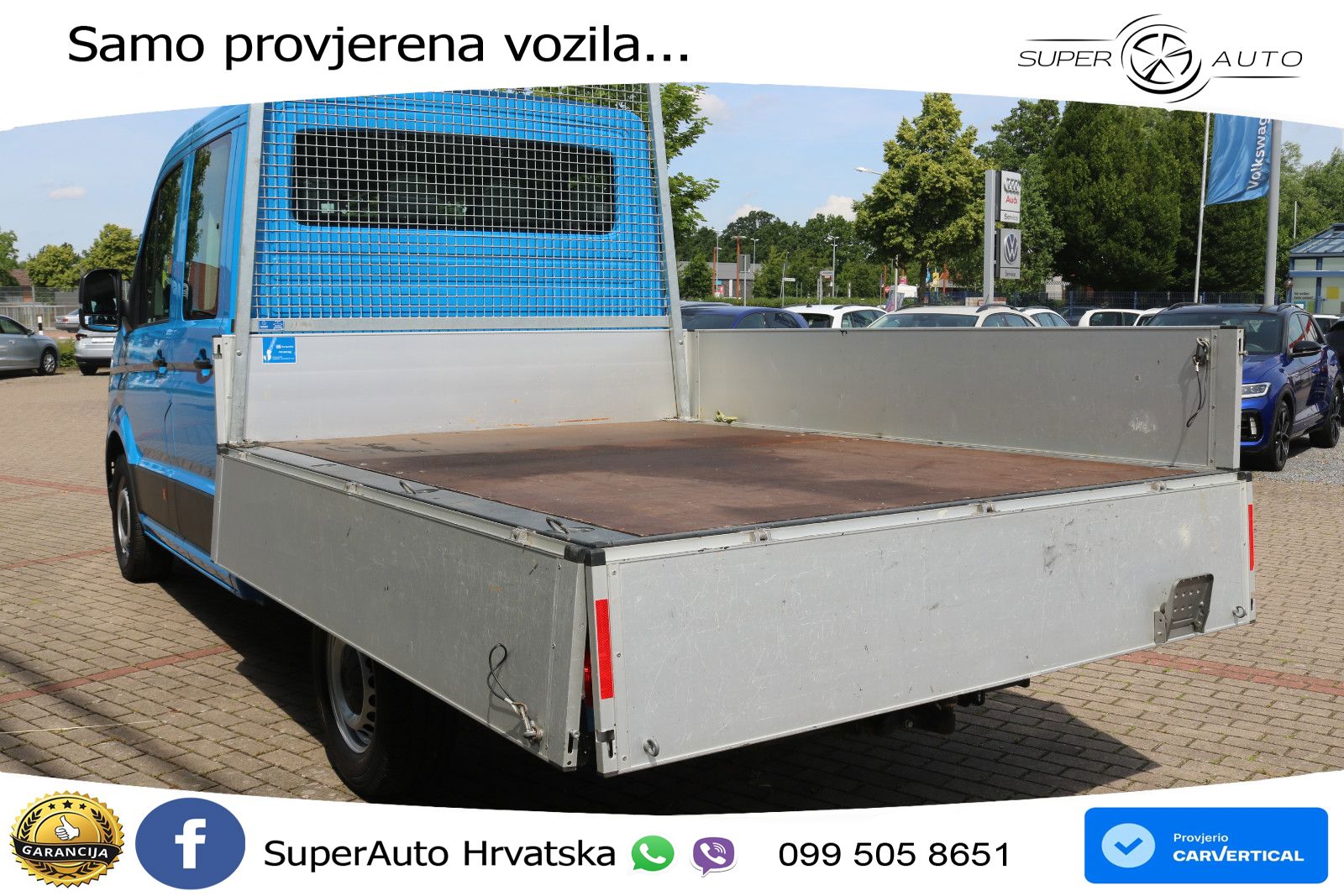 Volkswagen Crafter 35 Doppelkabine Pritsche /Standhzg./AHK 140 KS