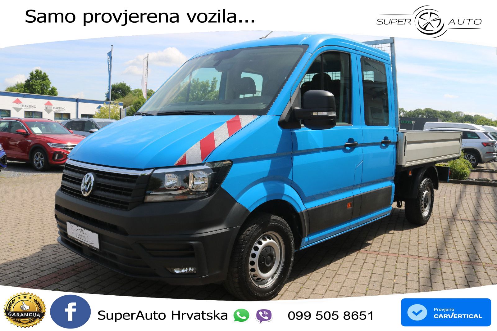 Volkswagen Crafter 35 Doppelkabine Pritsche /Standhzg./AHK 140 KS