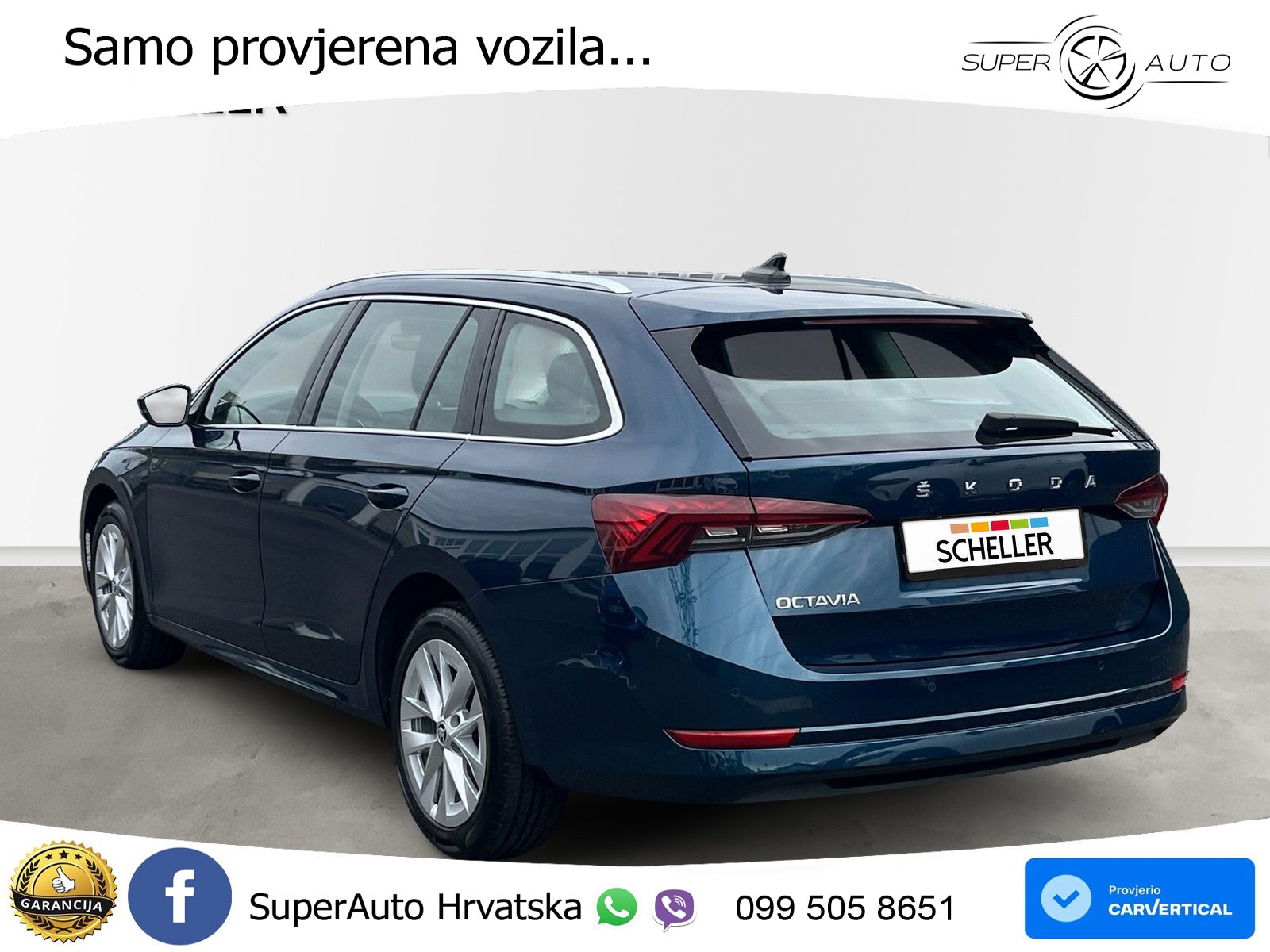 Škoda Octavia Combi 2.0 TDI (150 KS) DSG LED+GR SJED+ACC