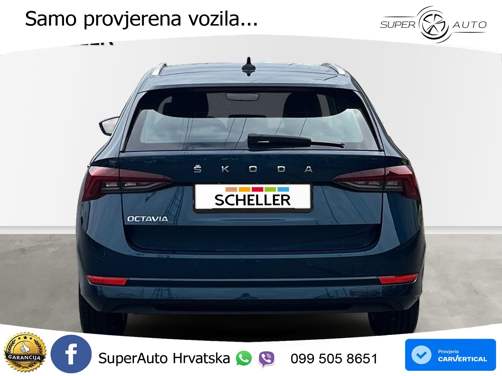 Škoda Octavia Combi 2.0 TDI (150 KS) DSG LED+GR SJED+ACC