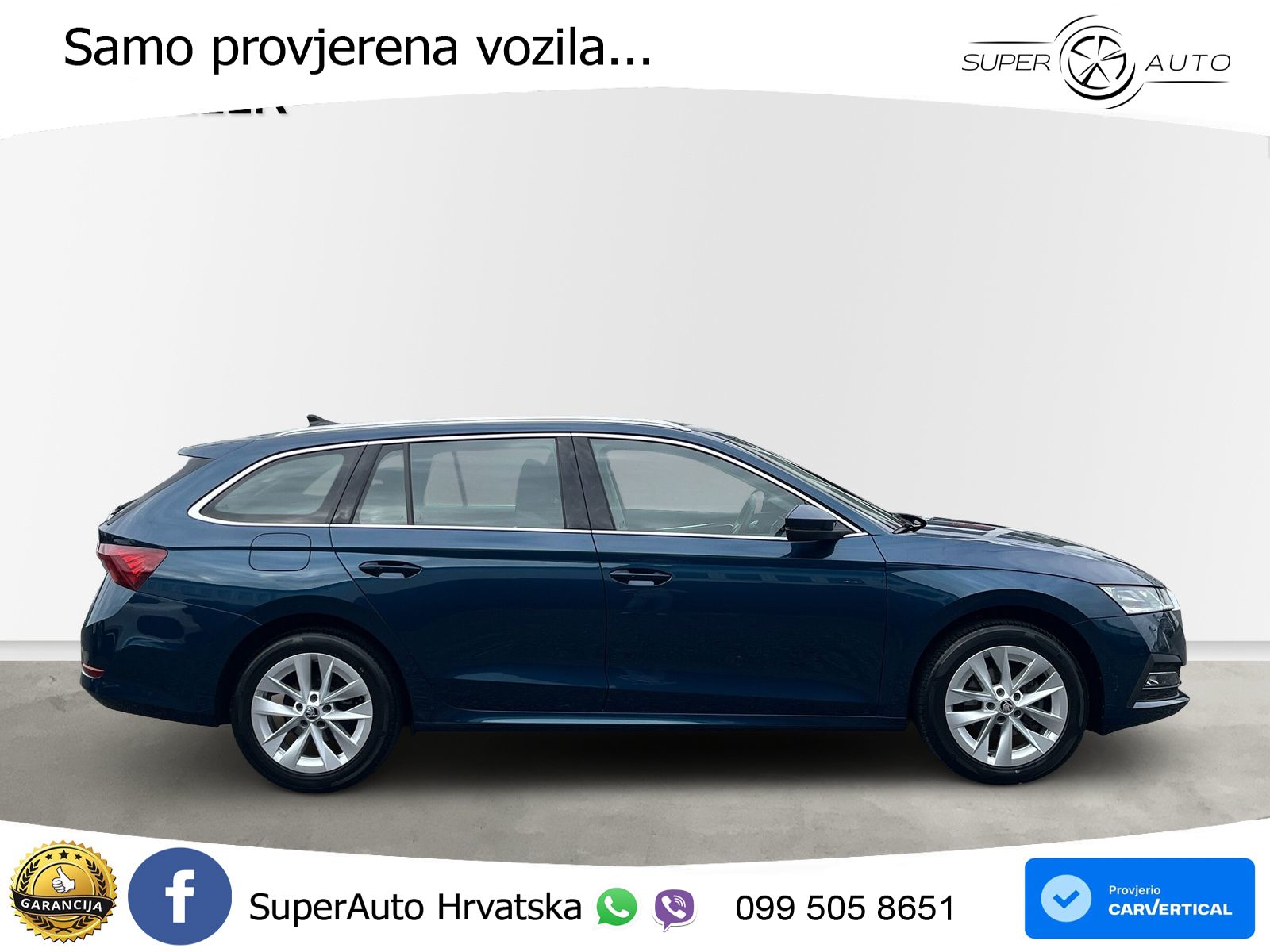 Škoda Octavia Combi 2.0 TDI (150 KS) DSG LED+GR SJED+ACC