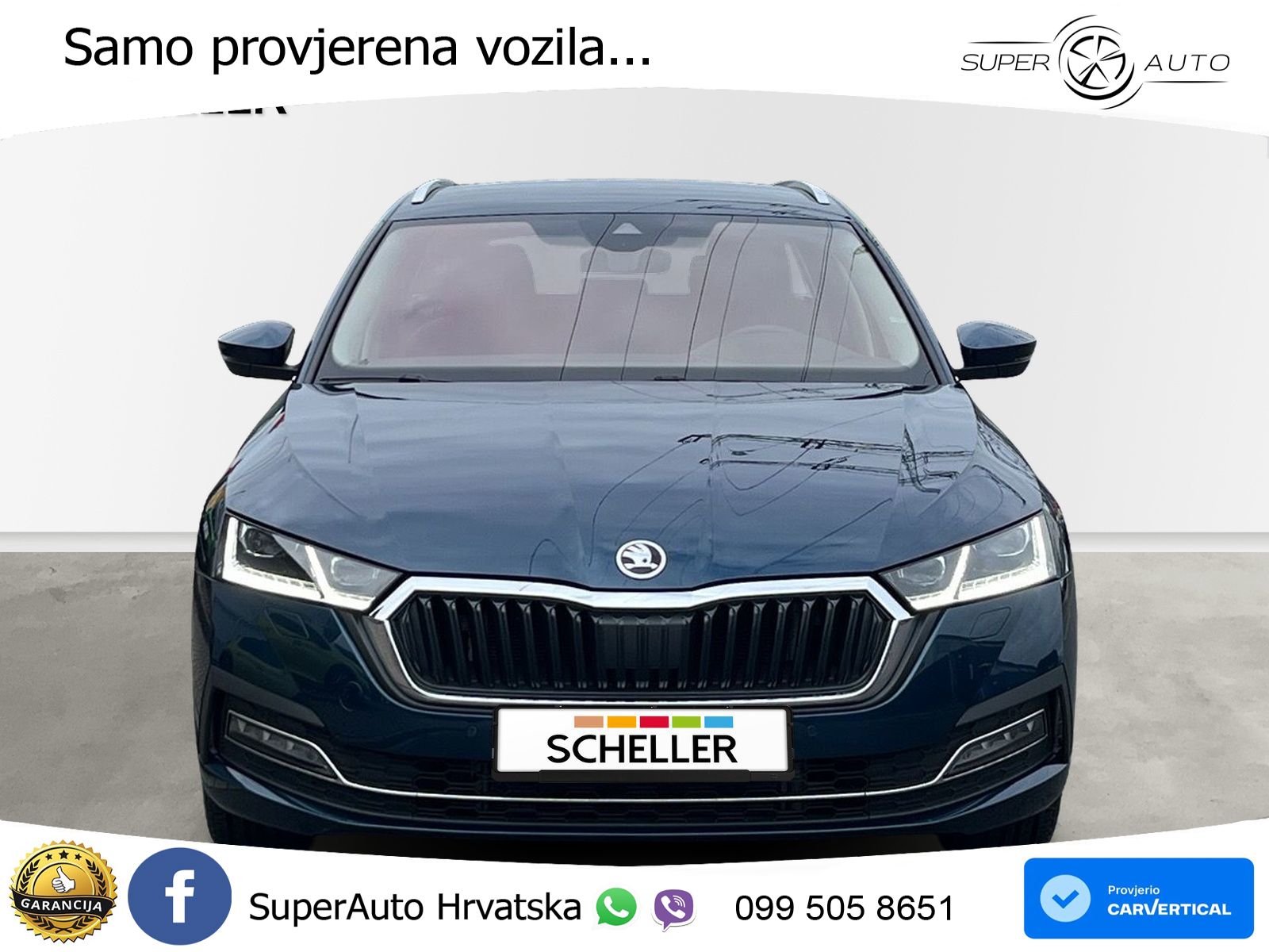 Škoda Octavia Combi 2.0 TDI (150 KS) DSG LED+GR SJED+ACC