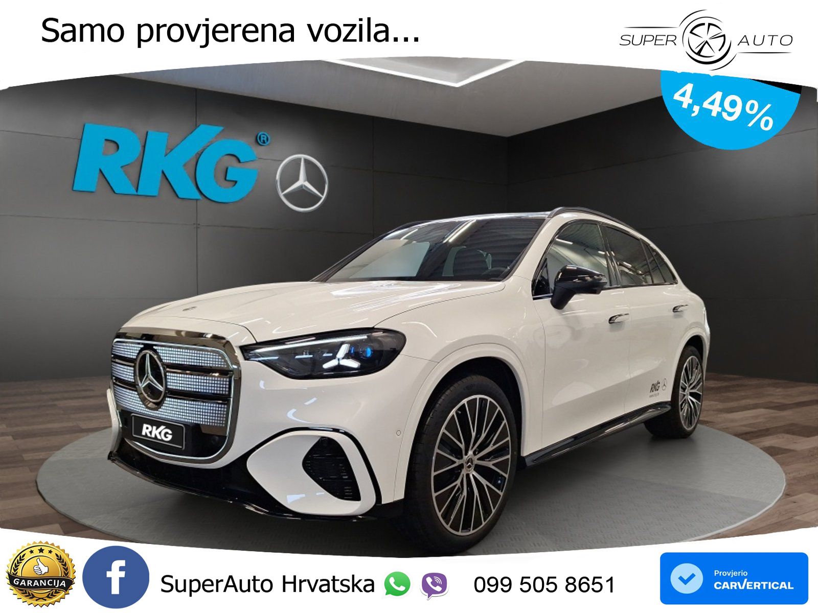 Mercedes GLC 400 94 kWh (489 KS) 4MATIC EQ Technology AMG ACC+GR SJED+360+PANO