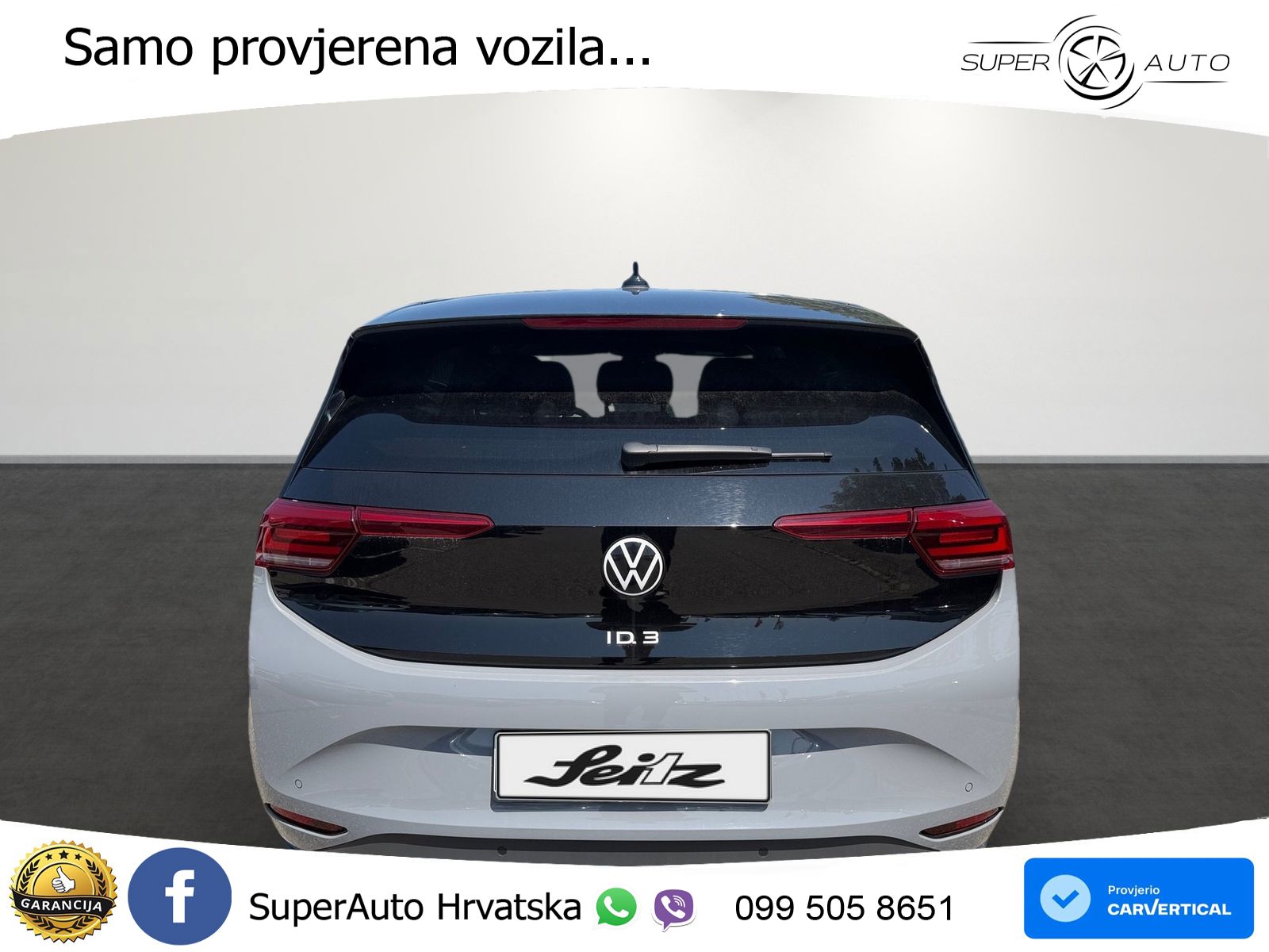 Volkswagen ID.3 Pro 62 kWh (204 KS) LED+GR SJED+ACC