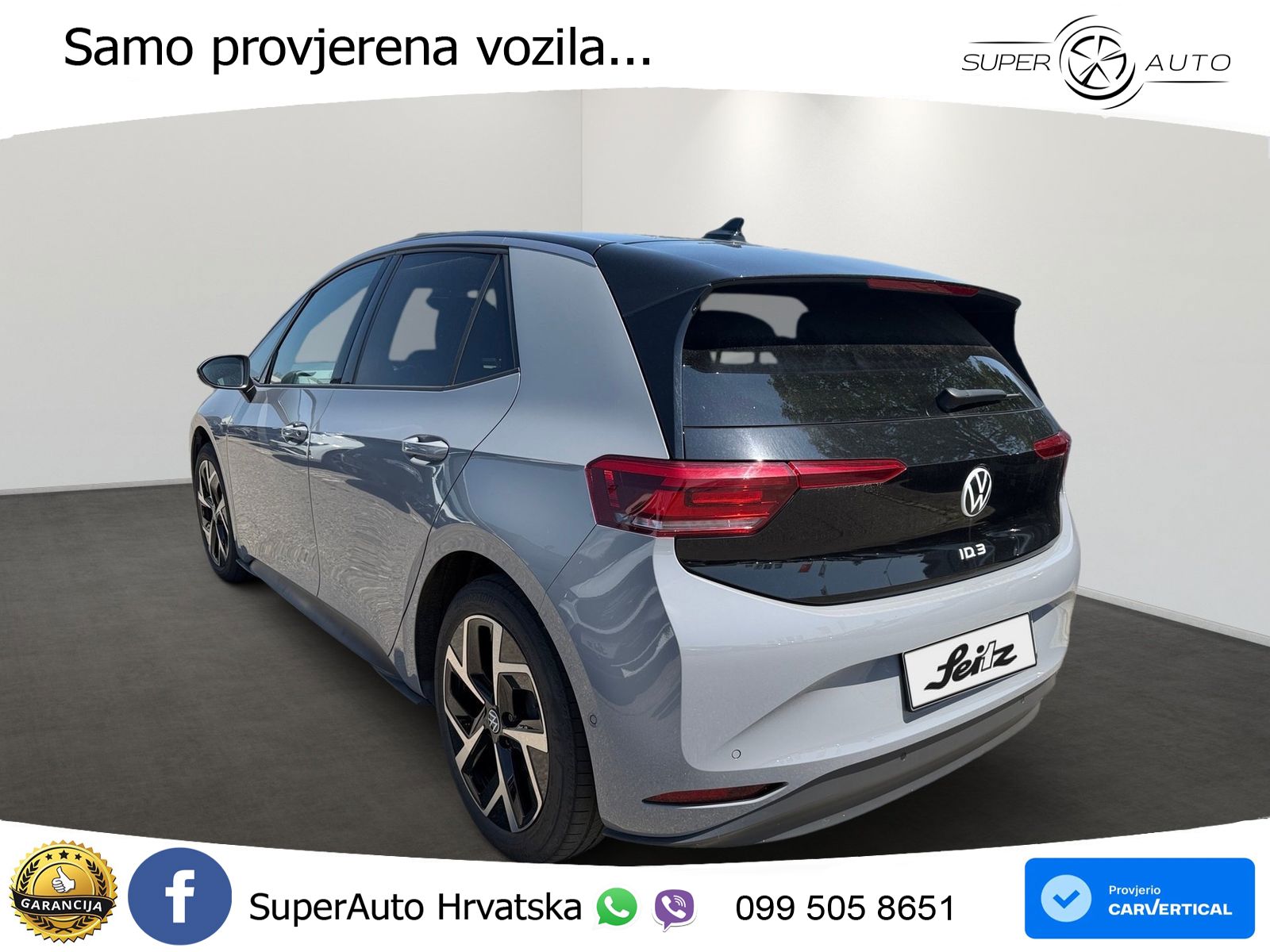 Volkswagen ID.3 Pro 62 kWh (204 KS) LED+GR SJED+ACC