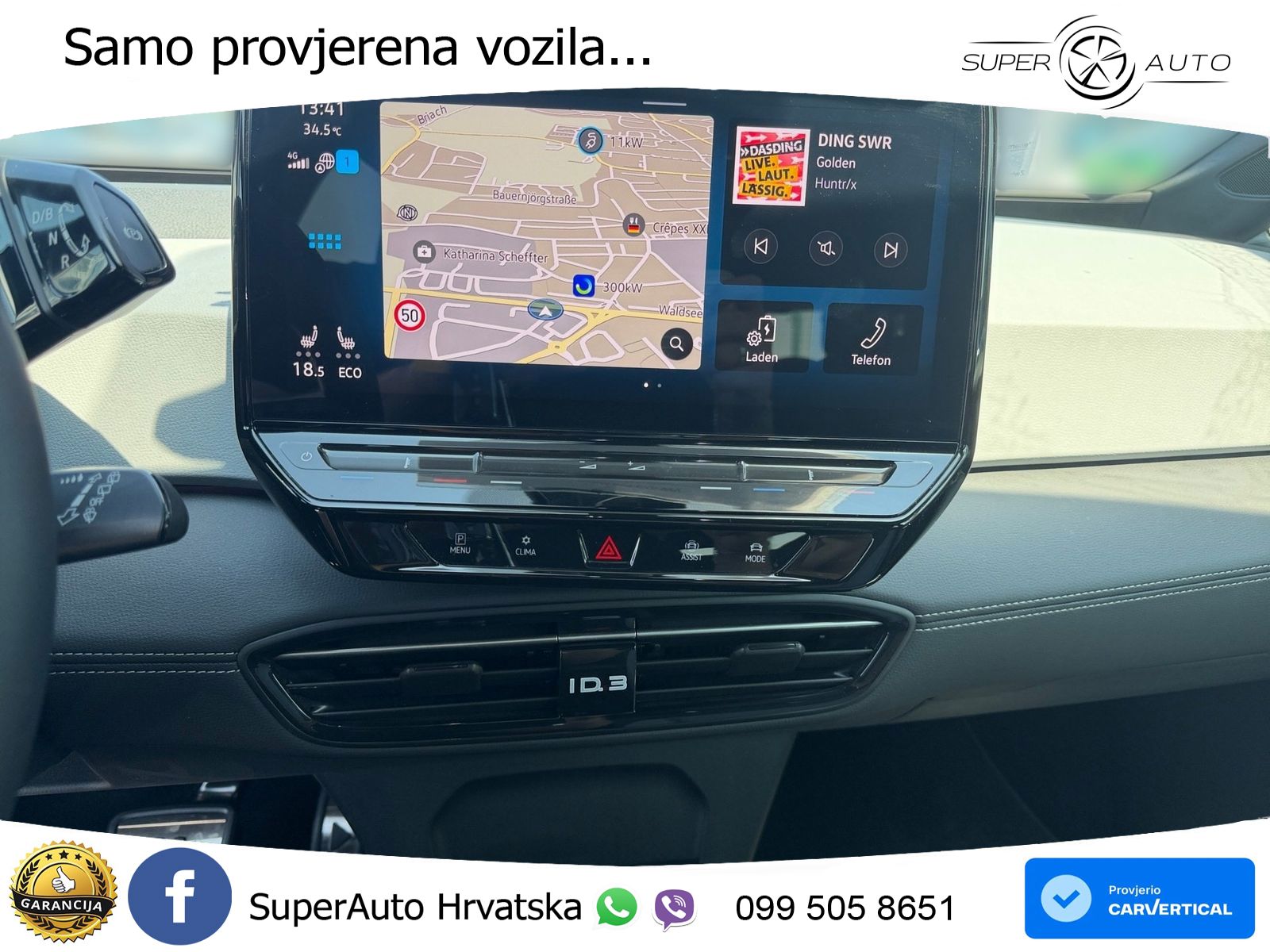 Volkswagen ID.3 Pro 62 kWh (204 KS) LED+GR SJED+ACC