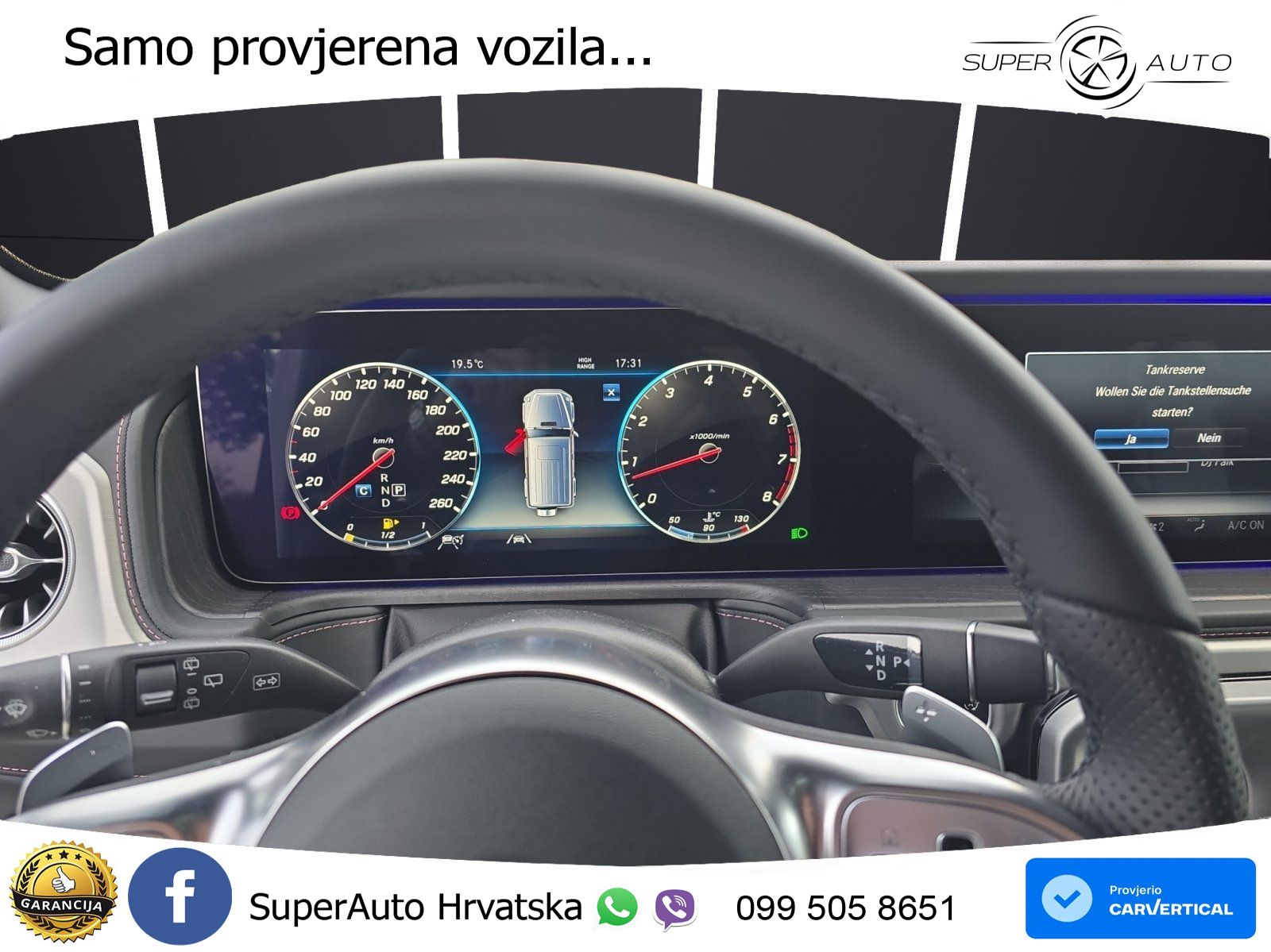 Mercedes G 500 Long V8 (422 KS) 4MATIC 9G-TRONIC