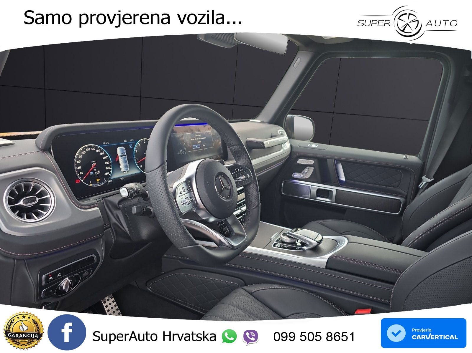 Mercedes G 500 Long V8 (422 KS) 4MATIC 9G-TRONIC