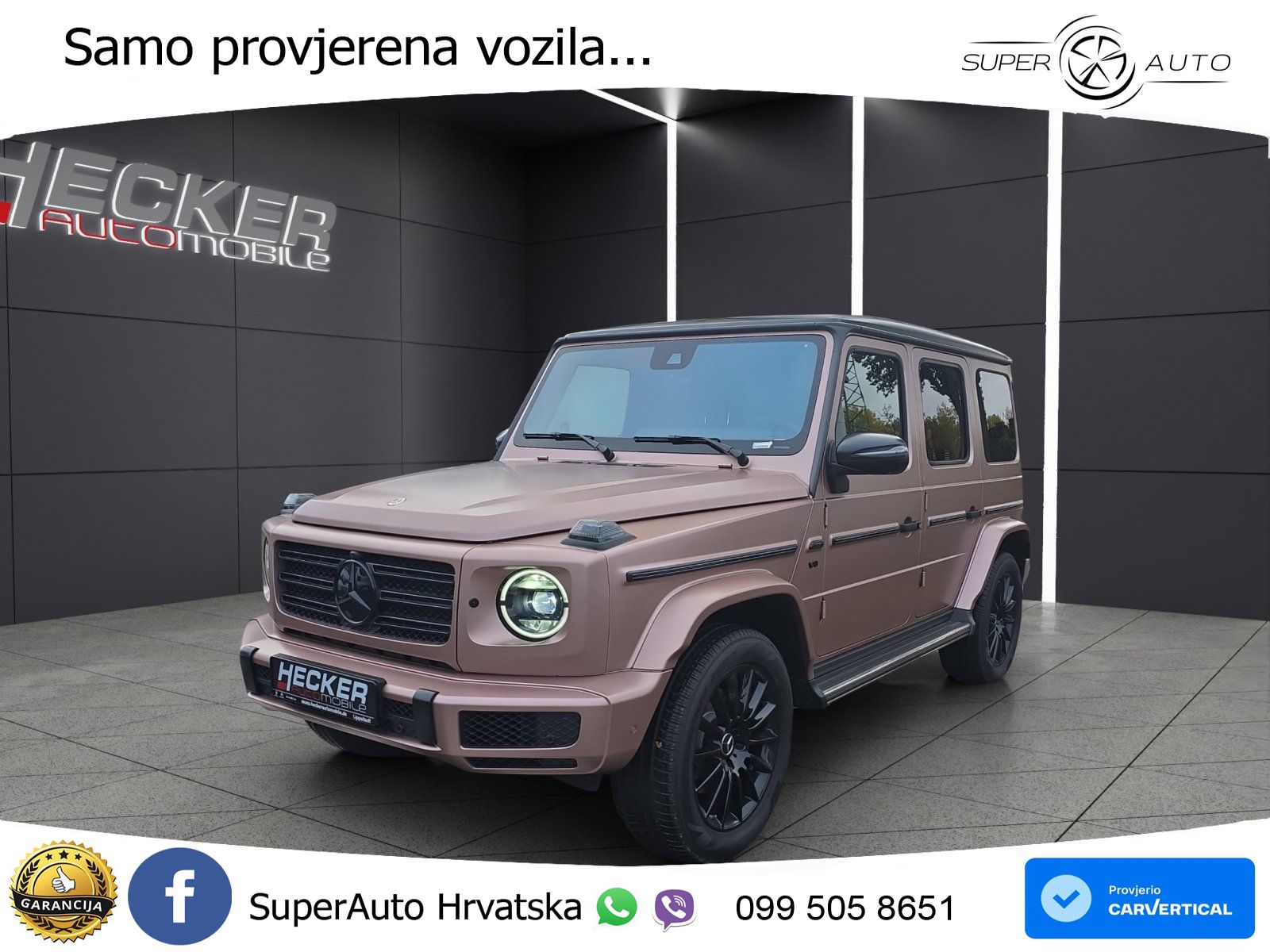 Mercedes G 500 Long V8 (422 KS) 4MATIC 9G-TRONIC