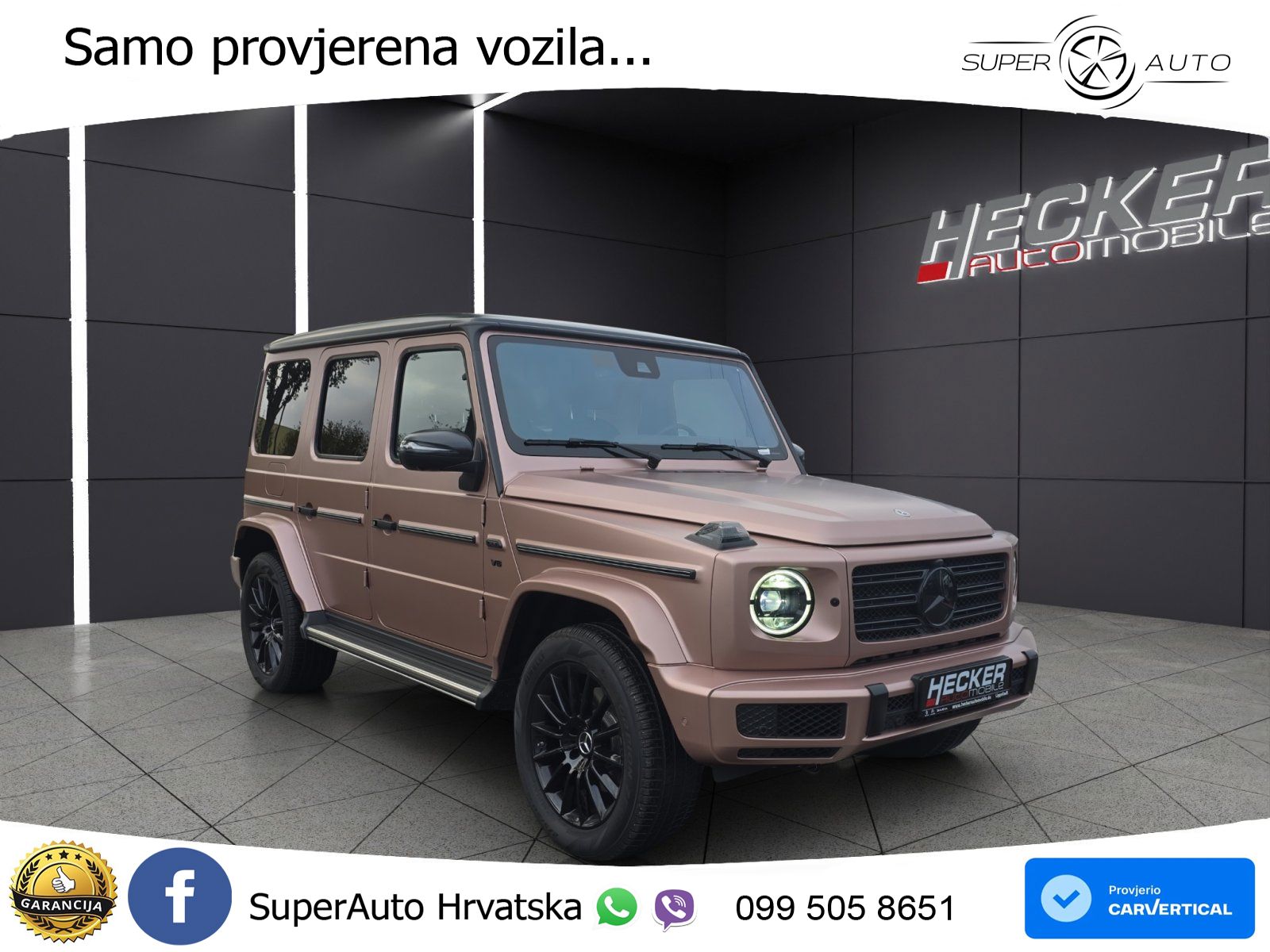 Mercedes G 500 Long V8 (422 KS) 4MATIC 9G-TRONIC