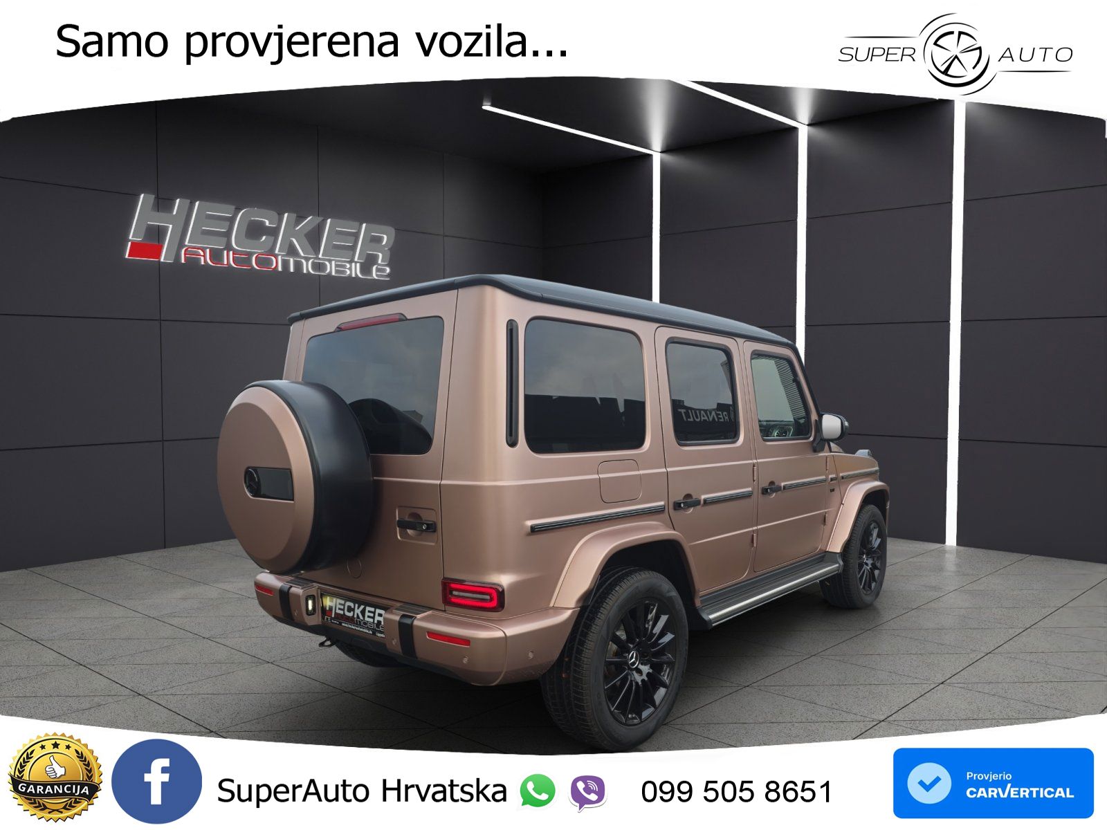 Mercedes G 500 Long V8 (422 KS) 4MATIC 9G-TRONIC