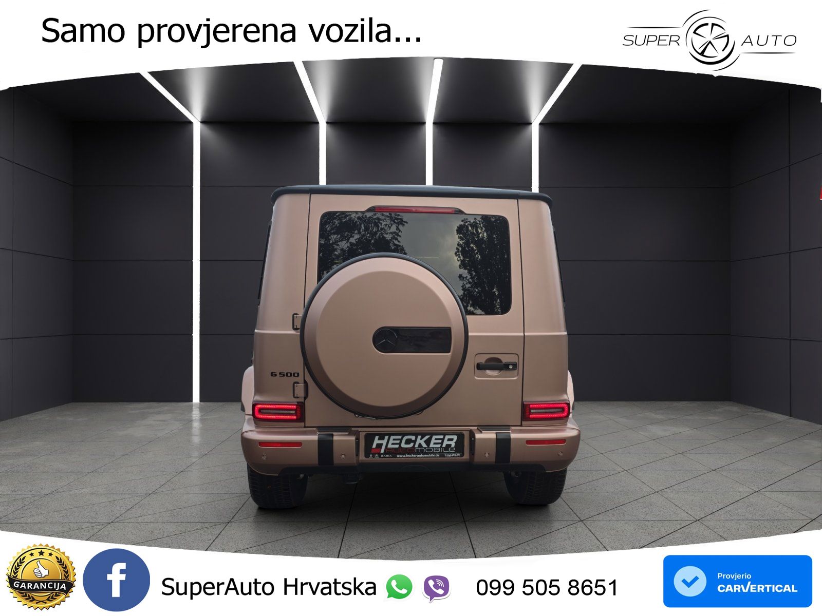 Mercedes G 500 Long V8 (422 KS) 4MATIC 9G-TRONIC